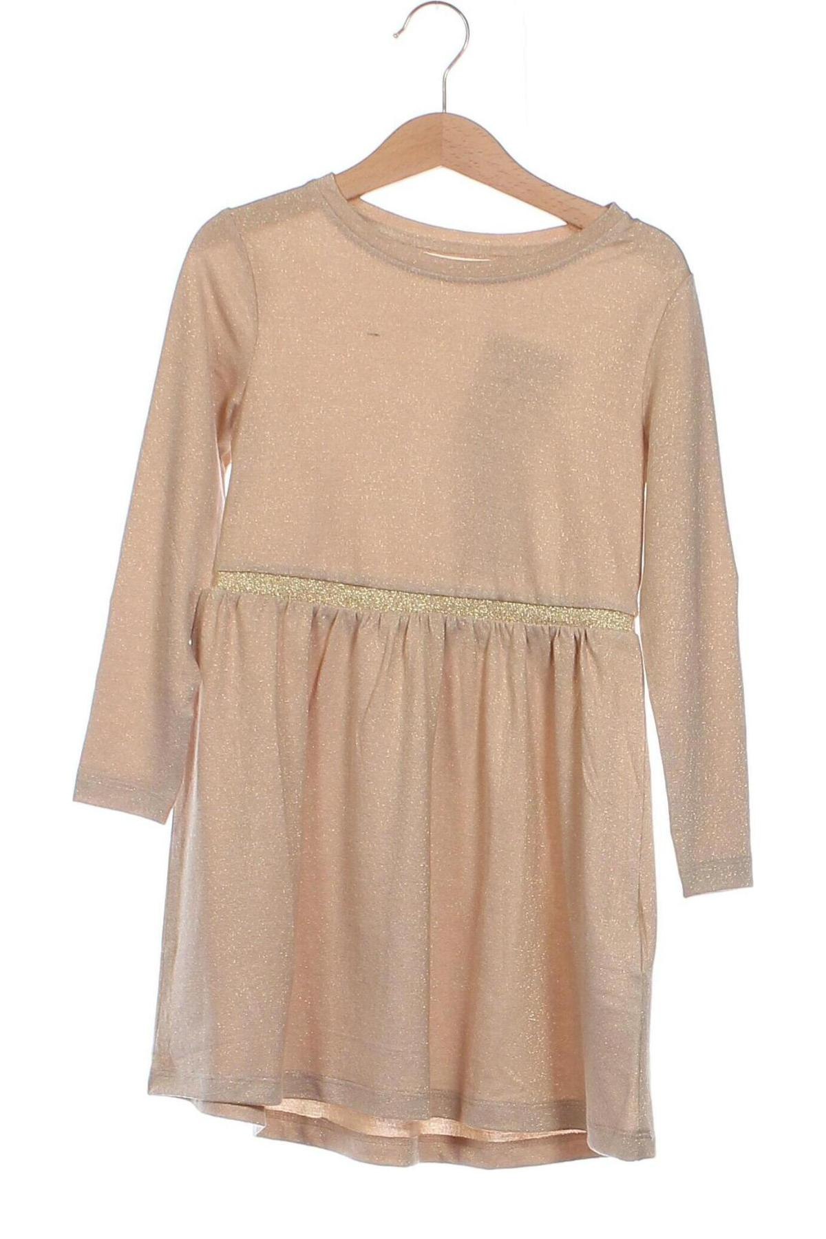 Παιδικό φόρεμα Name It, Μέγεθος 4-5y/ 110-116 εκ., Χρώμα  Μπέζ, Τιμή 12,63 €