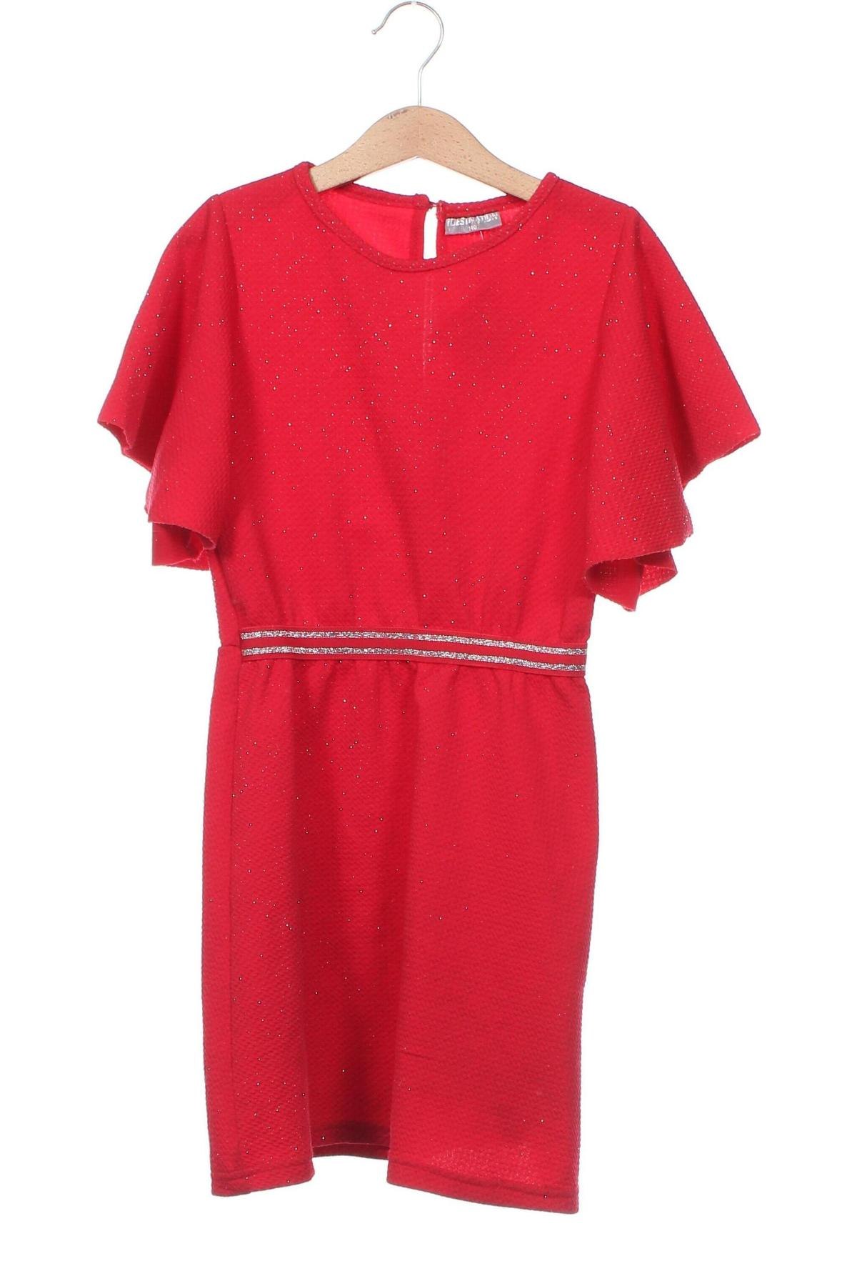 Kinderkleid Pepco, Größe 8-9y/ 134-140 cm, Farbe Rot, Preis € 5,55