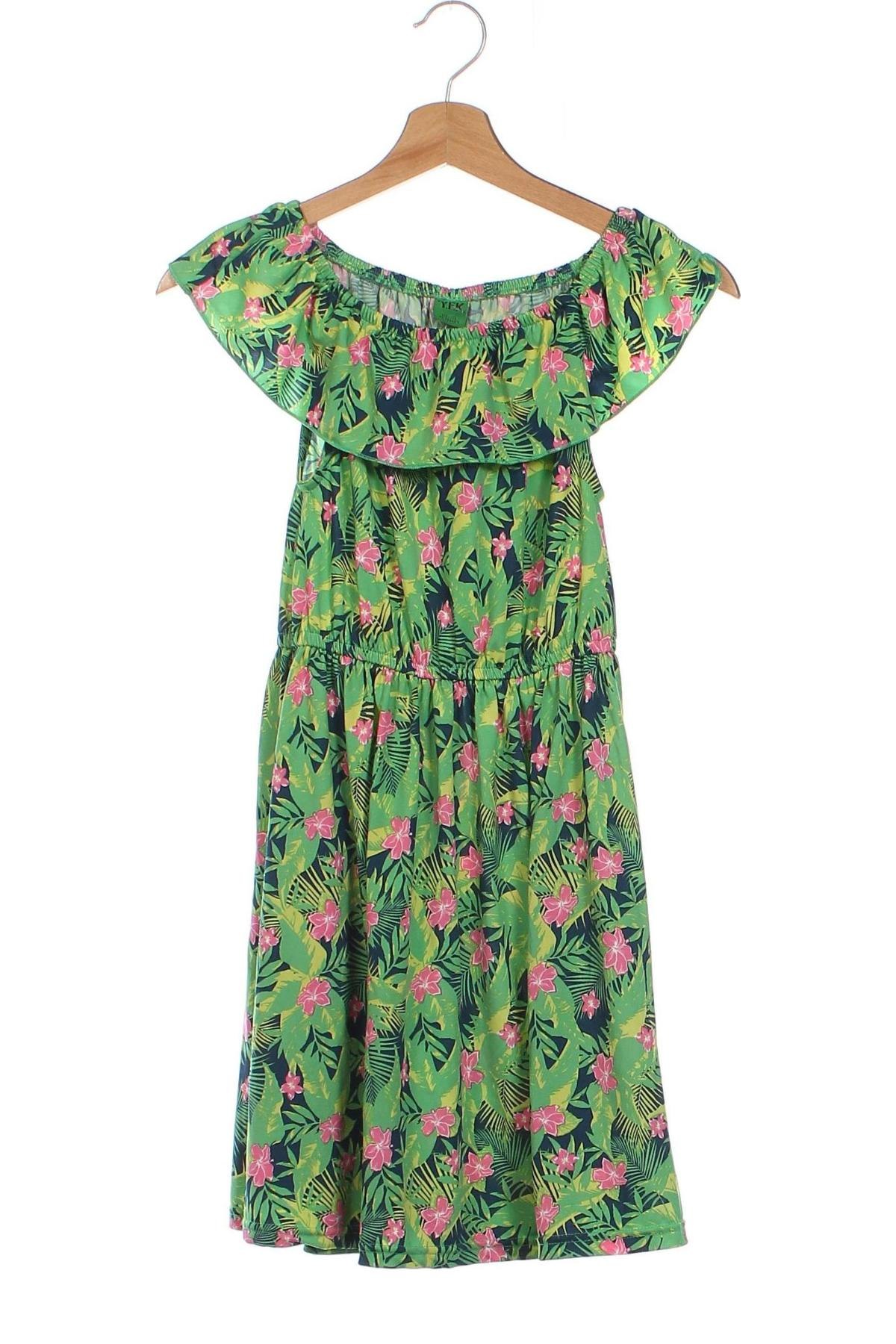 Rochie pentru copii Y.F.K., Mărime 10-11y/ 146-152 cm, Culoare Verde, Preț 92,10 Lei