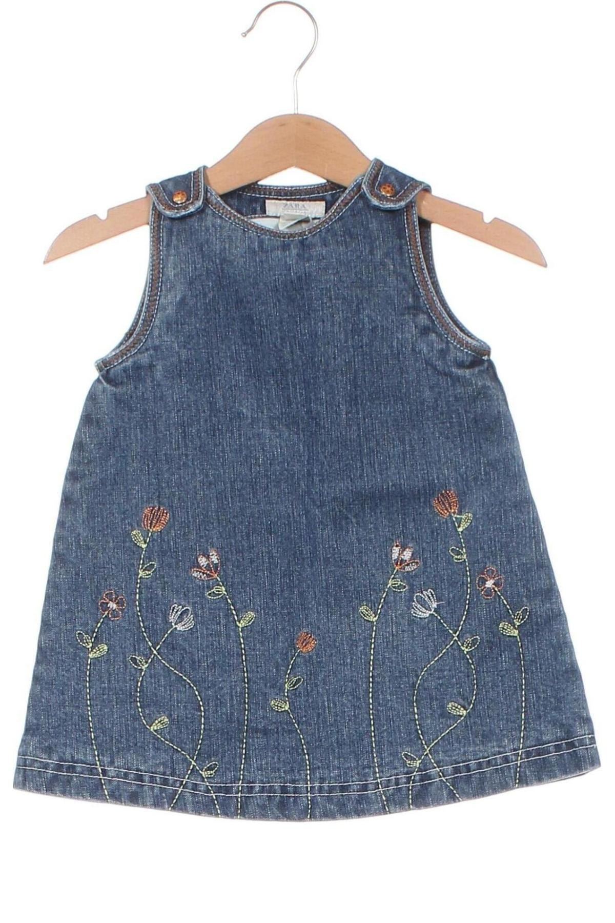 Kinderkleid Zara, Größe 6-9m/ 68-74 cm, Farbe Blau, Preis 6,98 €