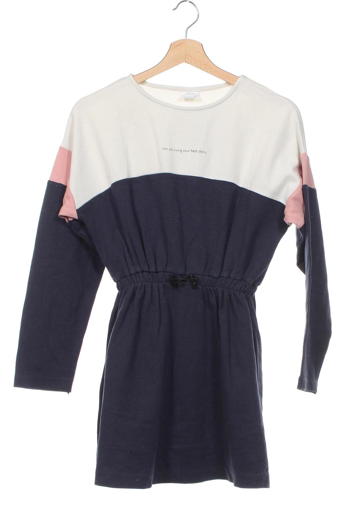 Детска рокля Zara Kids, Размер 12-13y/ 158-164 см, Цвят Многоцветен, Цена 5,74 лв.