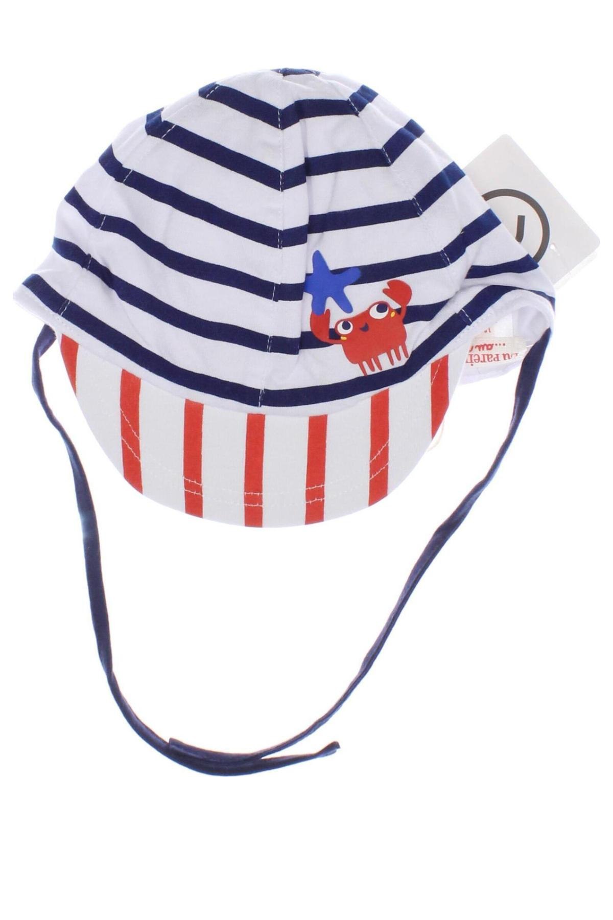 Детска шапка Du Pareil Au Meme, Цвят Бял, Цена 12,65 лв.
