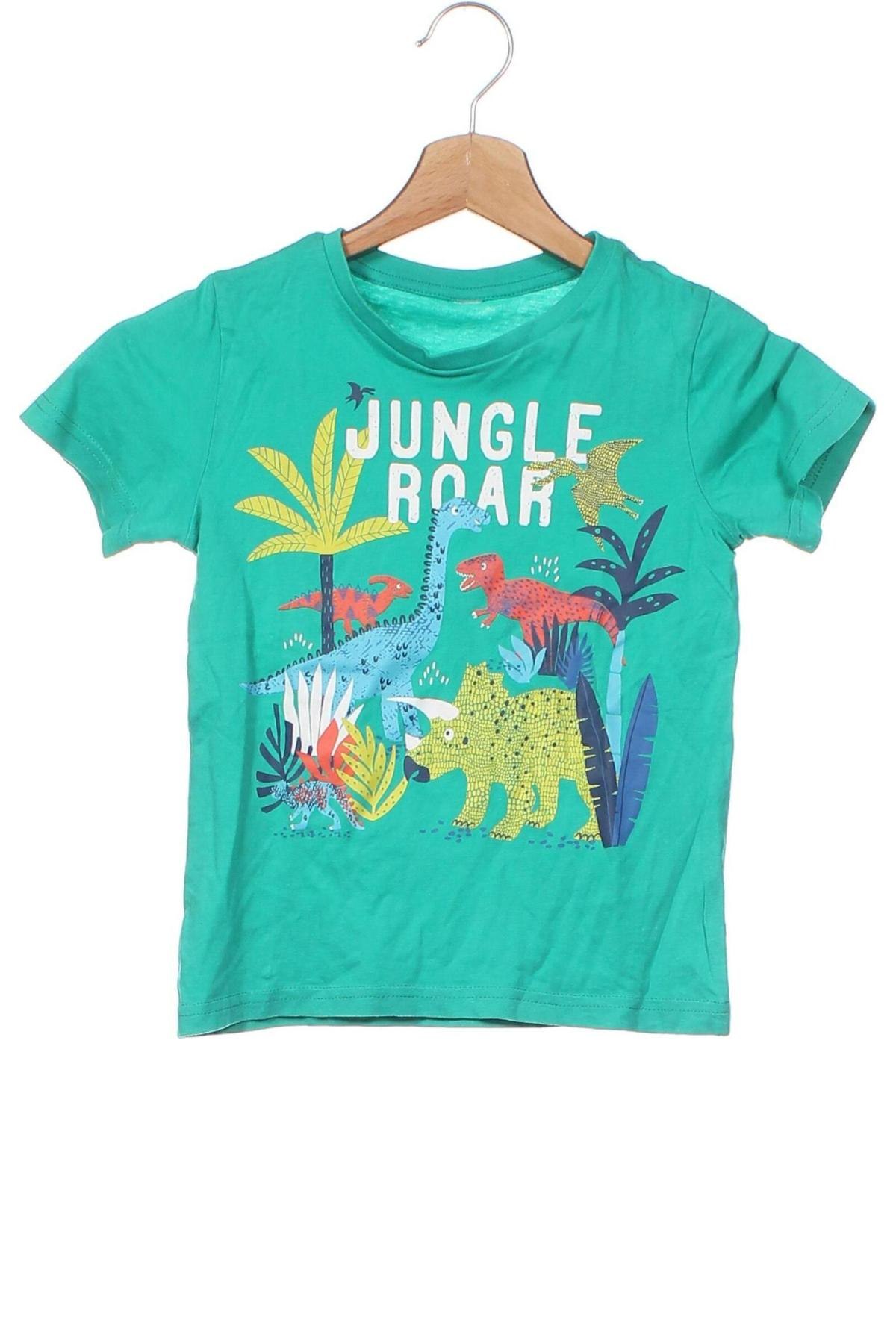 Детска тениска, Размер 5-6y/ 116-122 см, Цвят Зелен, Цена 6,69 лв.