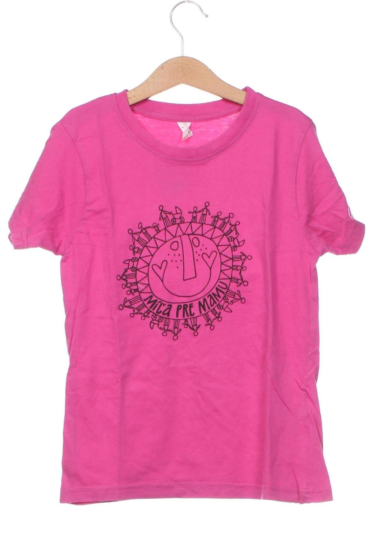 Детска тениска, Размер 8-9y/ 134-140 см, Цвят Розов, Цена 6,69 лв.