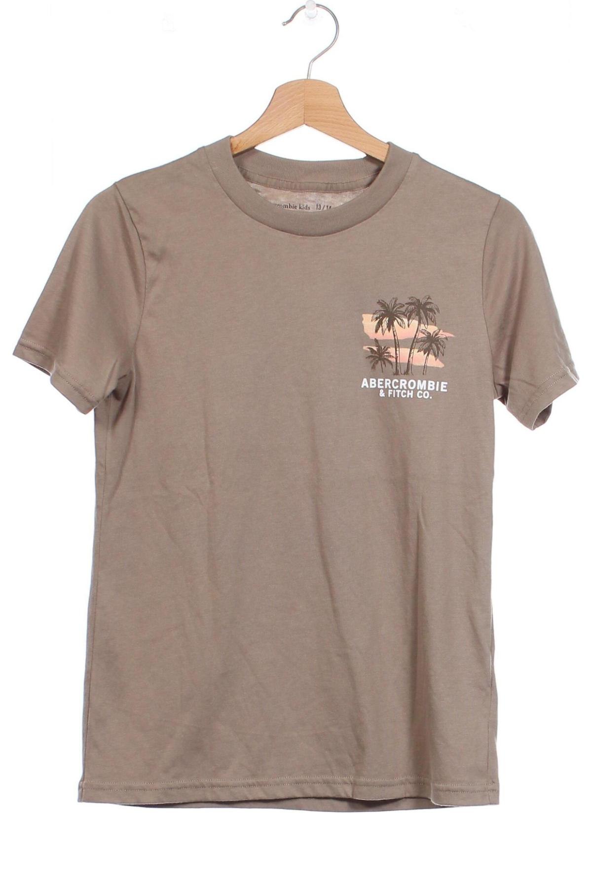 Kinder T-Shirt Abercrombie Kids, Größe 13-14y/ 164-168 cm, Farbe Braun, Preis 11,83 €