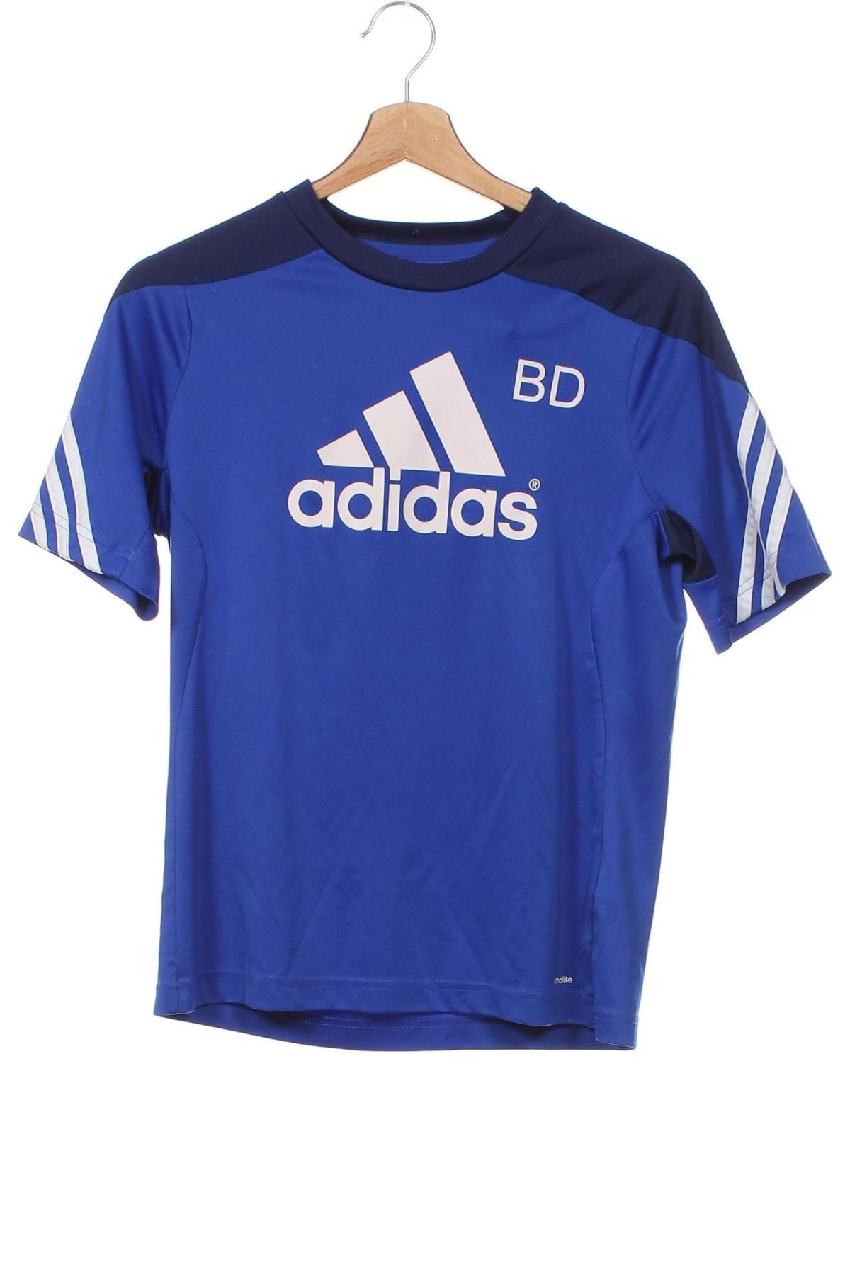 Детска тениска Adidas, Размер 13-14y/ 164-168 см, Цвят Син, Цена 22,19 лв.