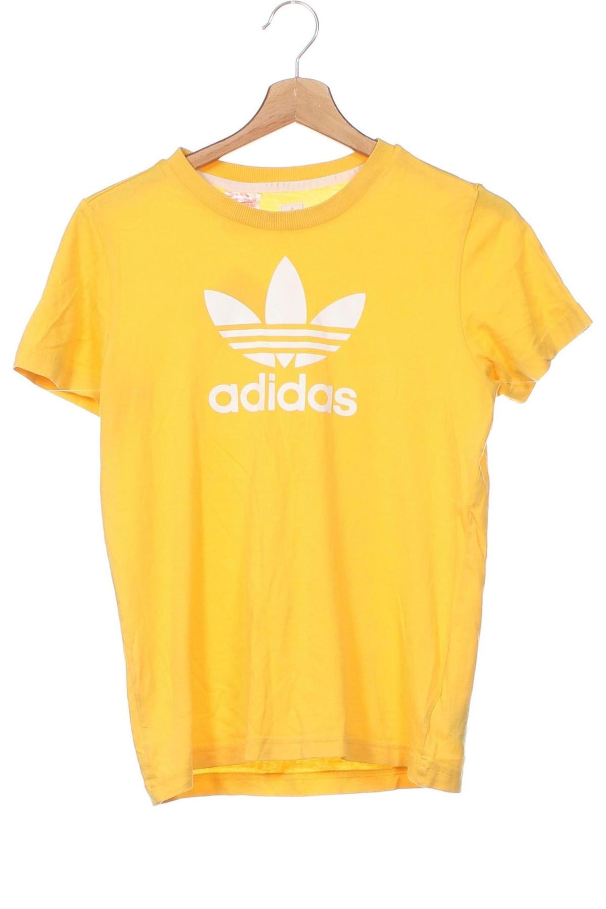 Kinder T-Shirt Adidas Originals, Größe 12-13y/ 158-164 cm, Farbe Gelb, Preis € 8,18