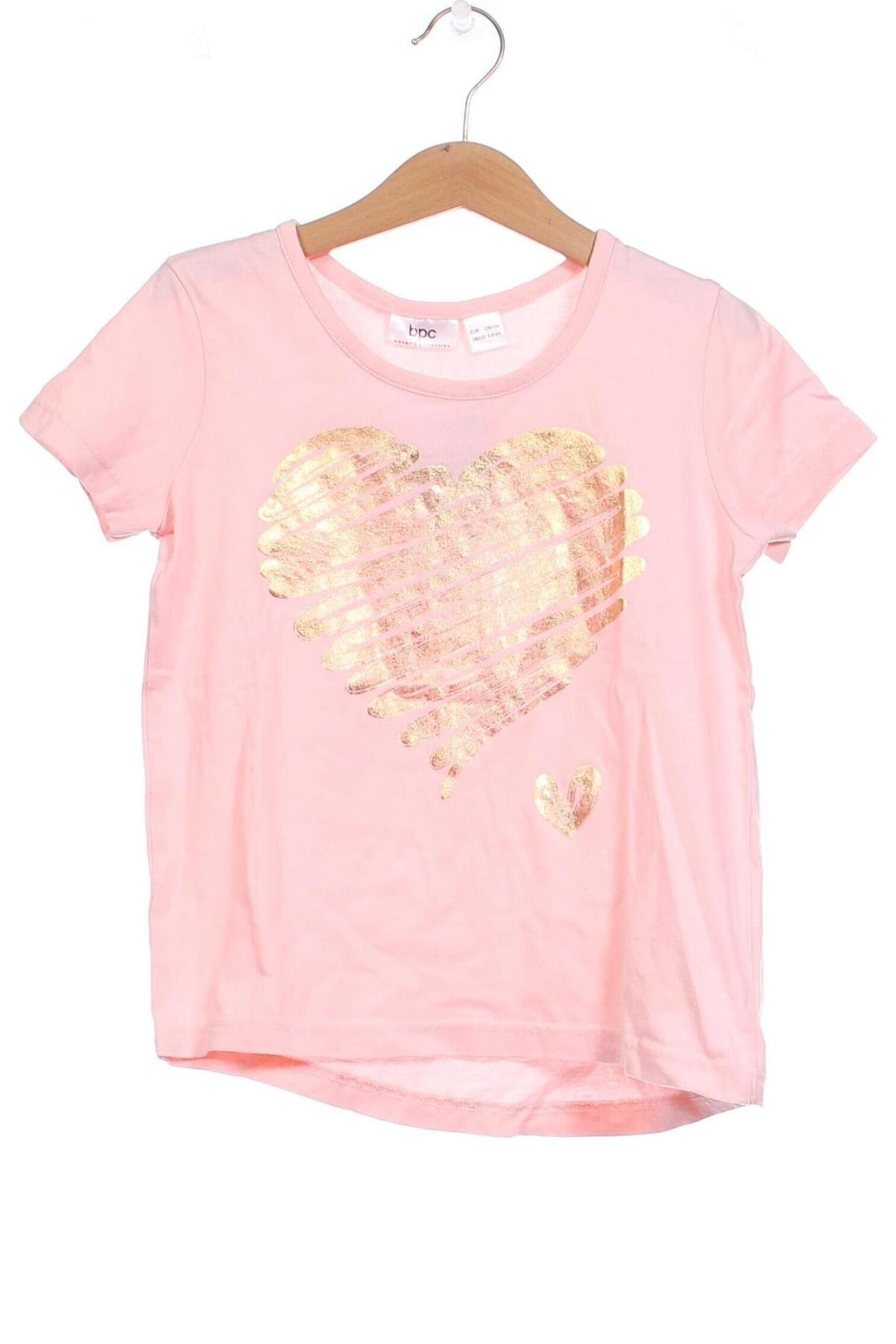 Παιδικό μπλουζάκι Bpc Bonprix Collection, Μέγεθος 7-8y/ 128-134 εκ., Χρώμα Ρόζ , Τιμή 3,32 €