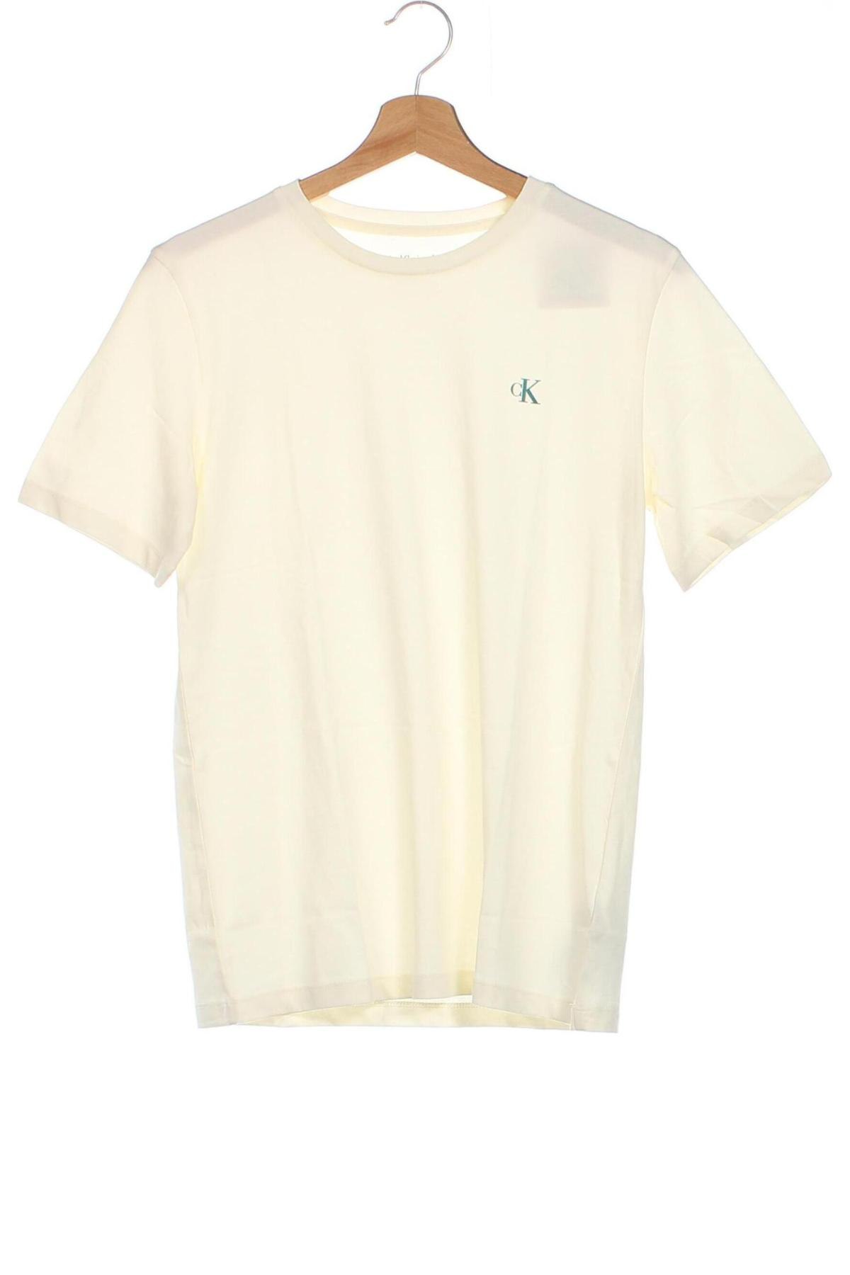 Detské tričko Calvin Klein Jeans, Veľkosť 15-18y/ 170-176 cm, Farba Kremová, Cena  16,60 €