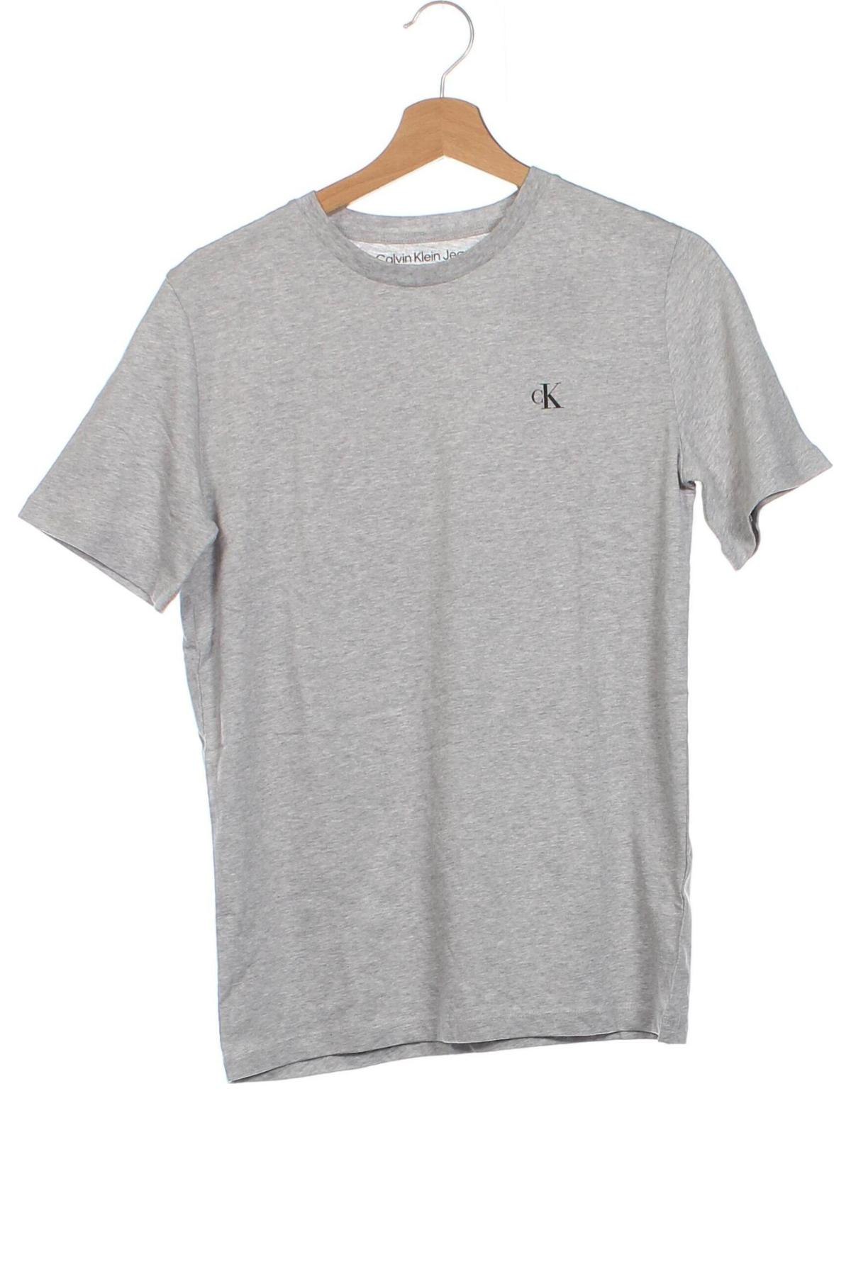 Tricou pentru copii Calvin Klein Jeans, Mărime 15-18y/ 170-176 cm, Culoare Gri, Preț 84,74 Lei