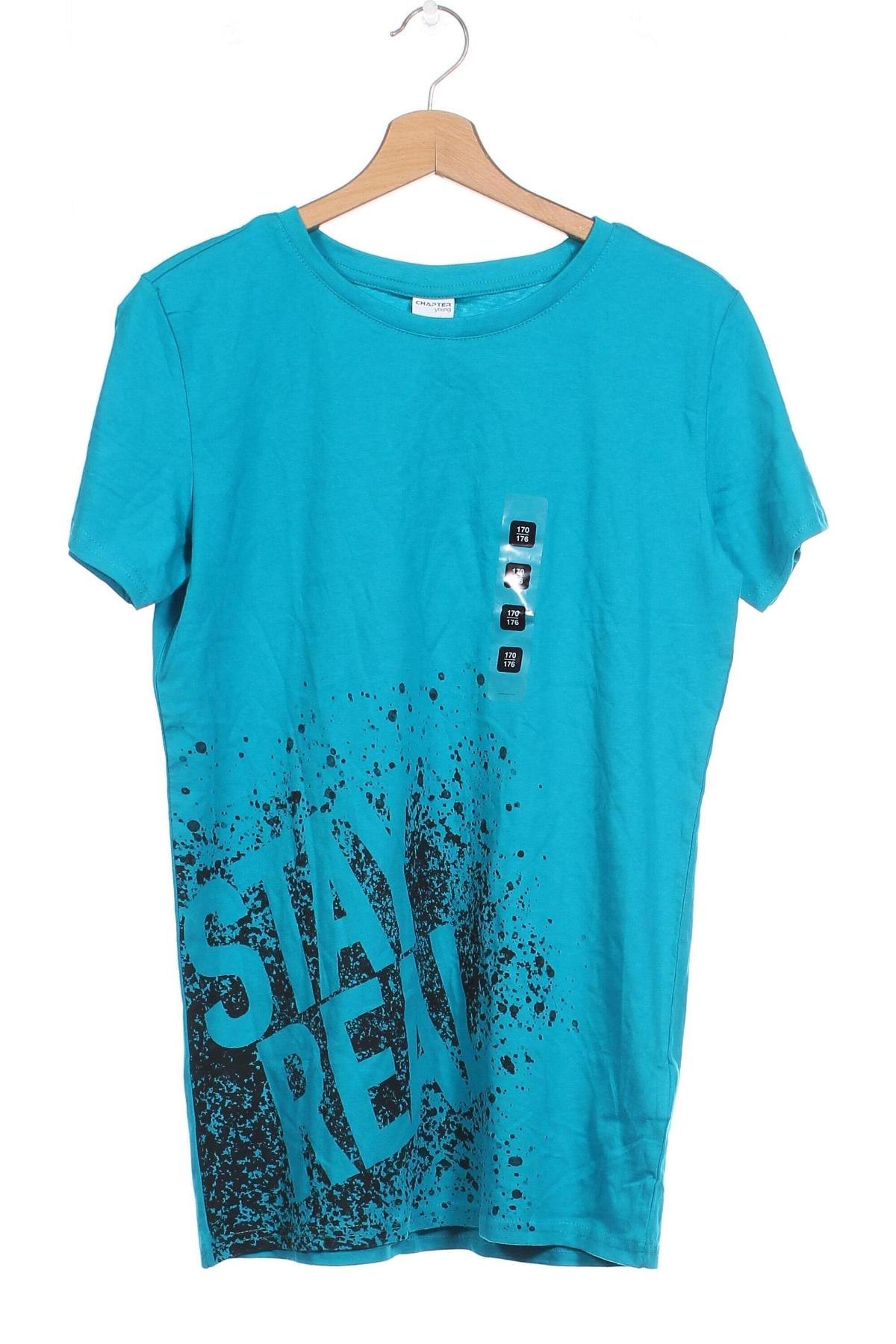 Kinder T-Shirt Chapter, Größe 15-18y/ 170-176 cm, Farbe Blau, Preis 8,22 €