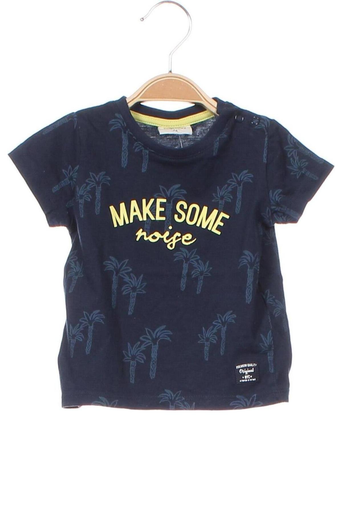 Kinder T-Shirt Design By Kappahl, Größe 9-12m/ 74-80 cm, Farbe Blau, Preis 5,38 €