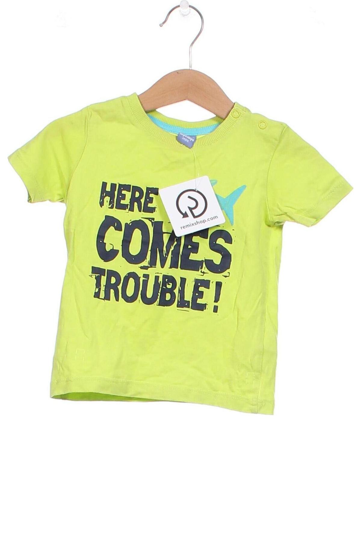 Dziecięcy T-shirt Dopo Dopo, Rozmiar 18-24m/ 86-98 cm, Kolor Zielony, Cena 27,03 zł