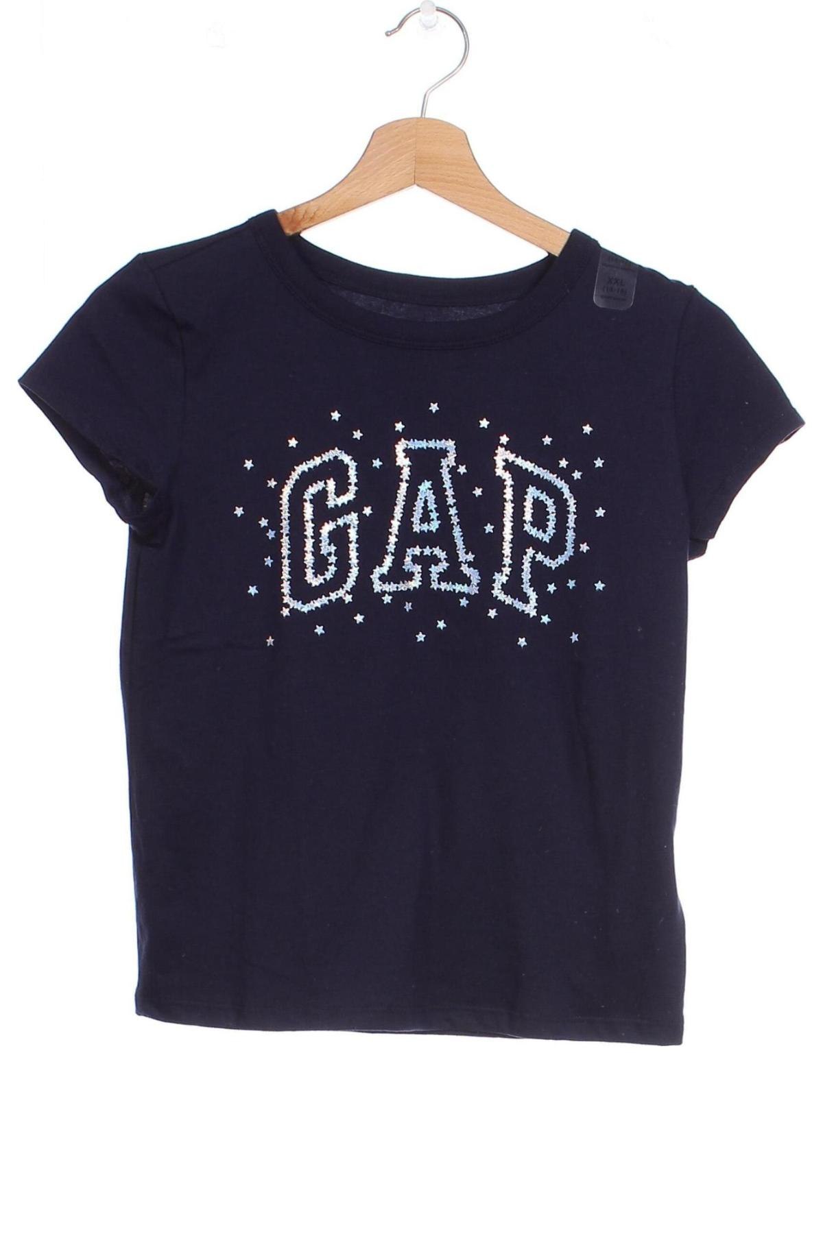 Детска тениска Gap, Размер 14-15y/ 168-170 см, Цвят Син, Цена 22,00 лв.