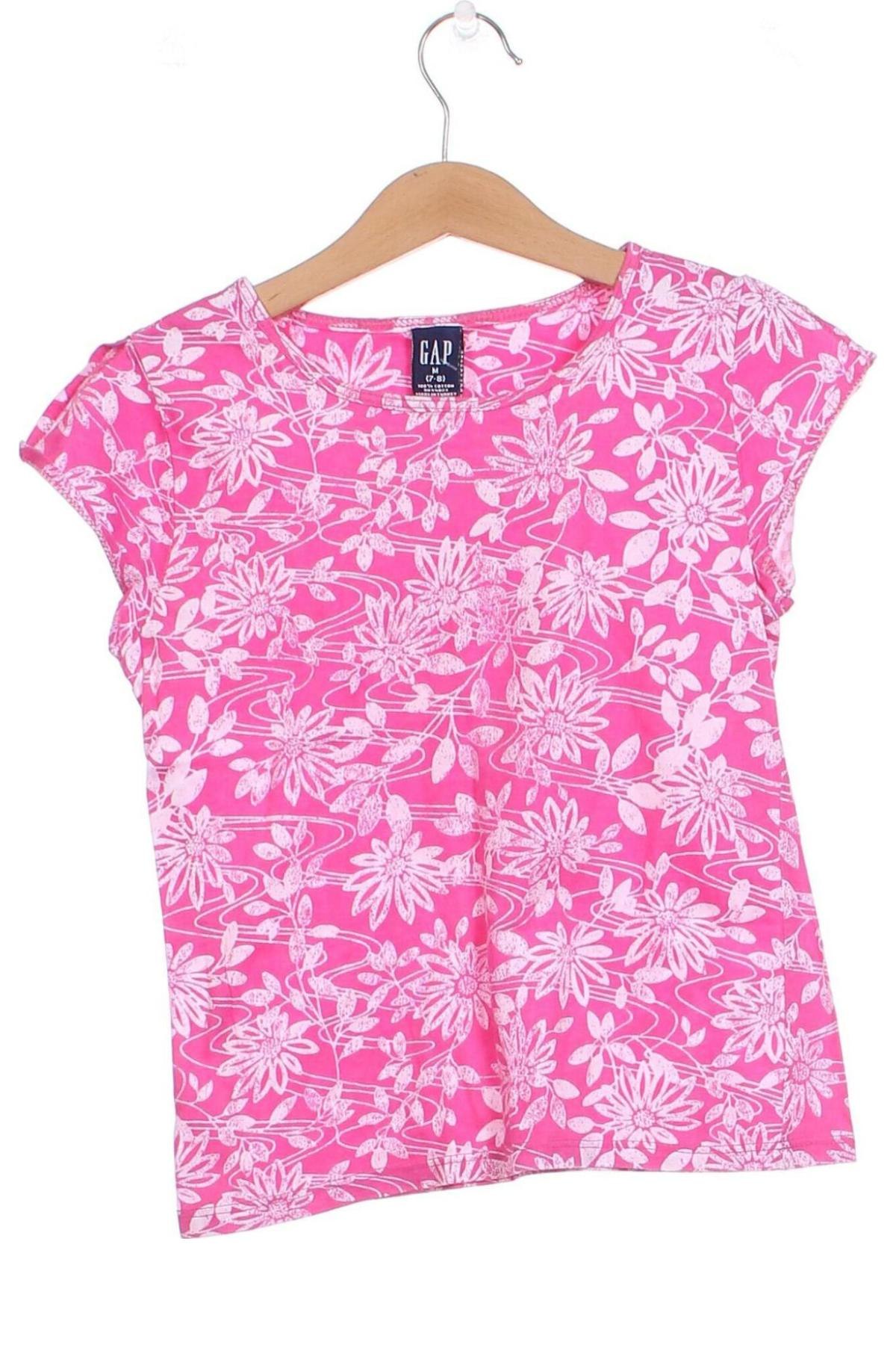 Tricou pentru copii Gap, Mărime 7-8y/ 128-134 cm, Culoare Roz, Preț 30,61 Lei