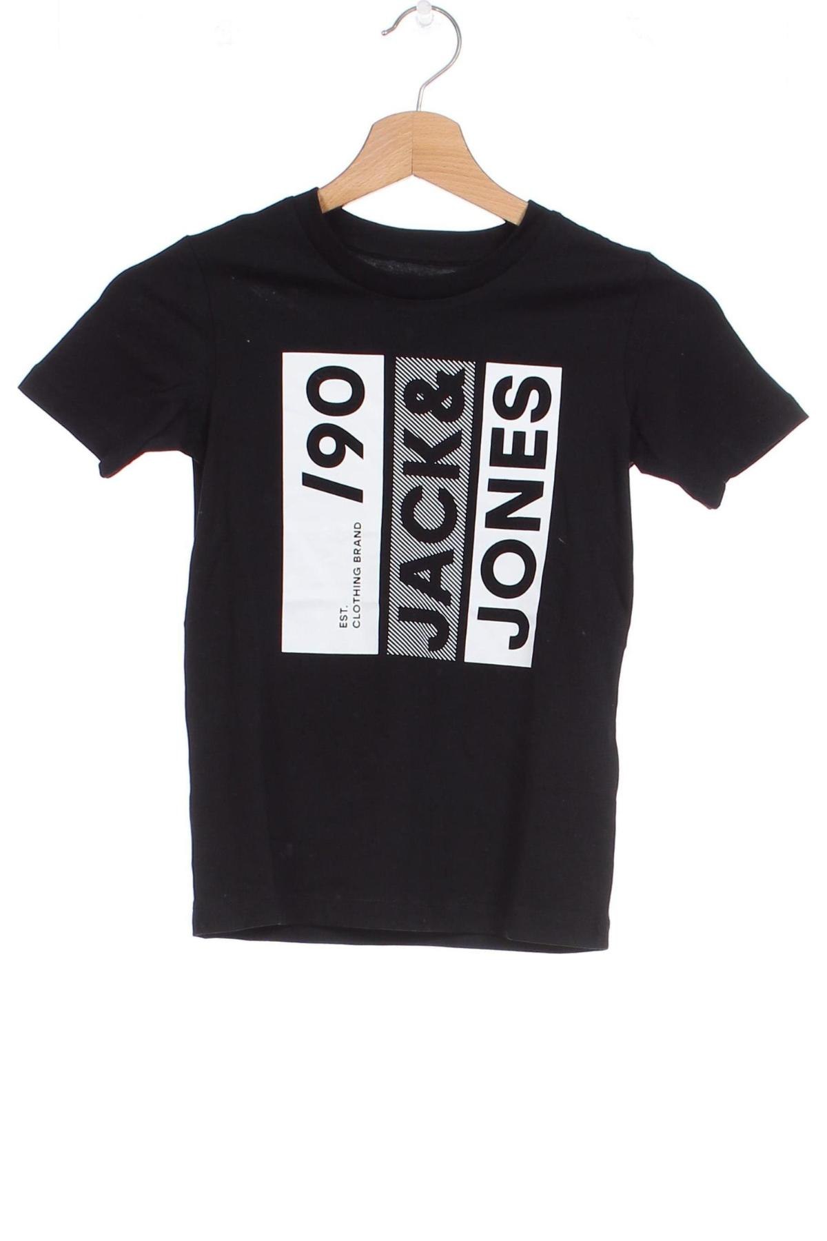 Kinder T-Shirt Jack & Jones, Größe 7-8y/ 128-134 cm, Farbe Schwarz, Preis 17,01 €