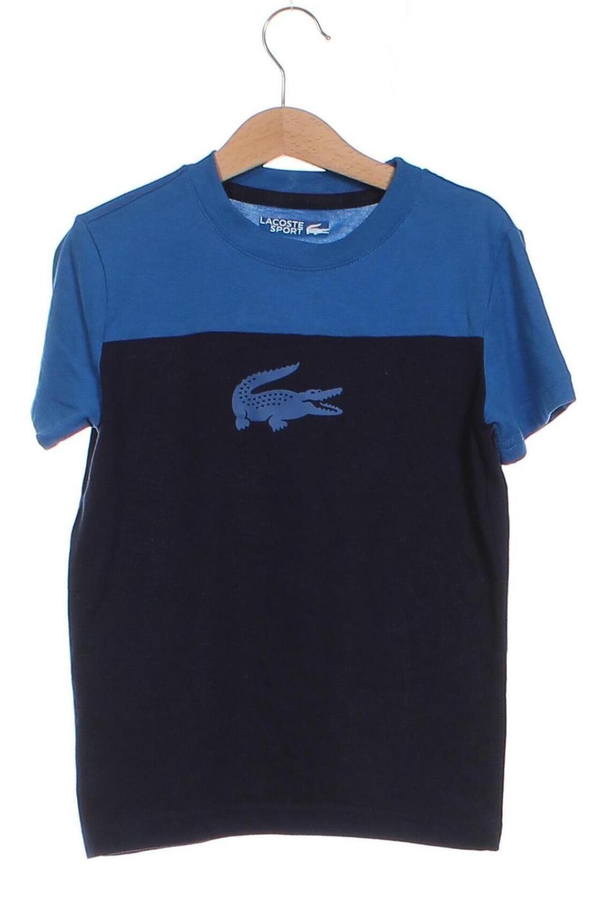 Tricou pentru copii Lacoste, Mărime 7-8y/ 128-134 cm, Culoare Albastru, Preț 76,57 Lei
