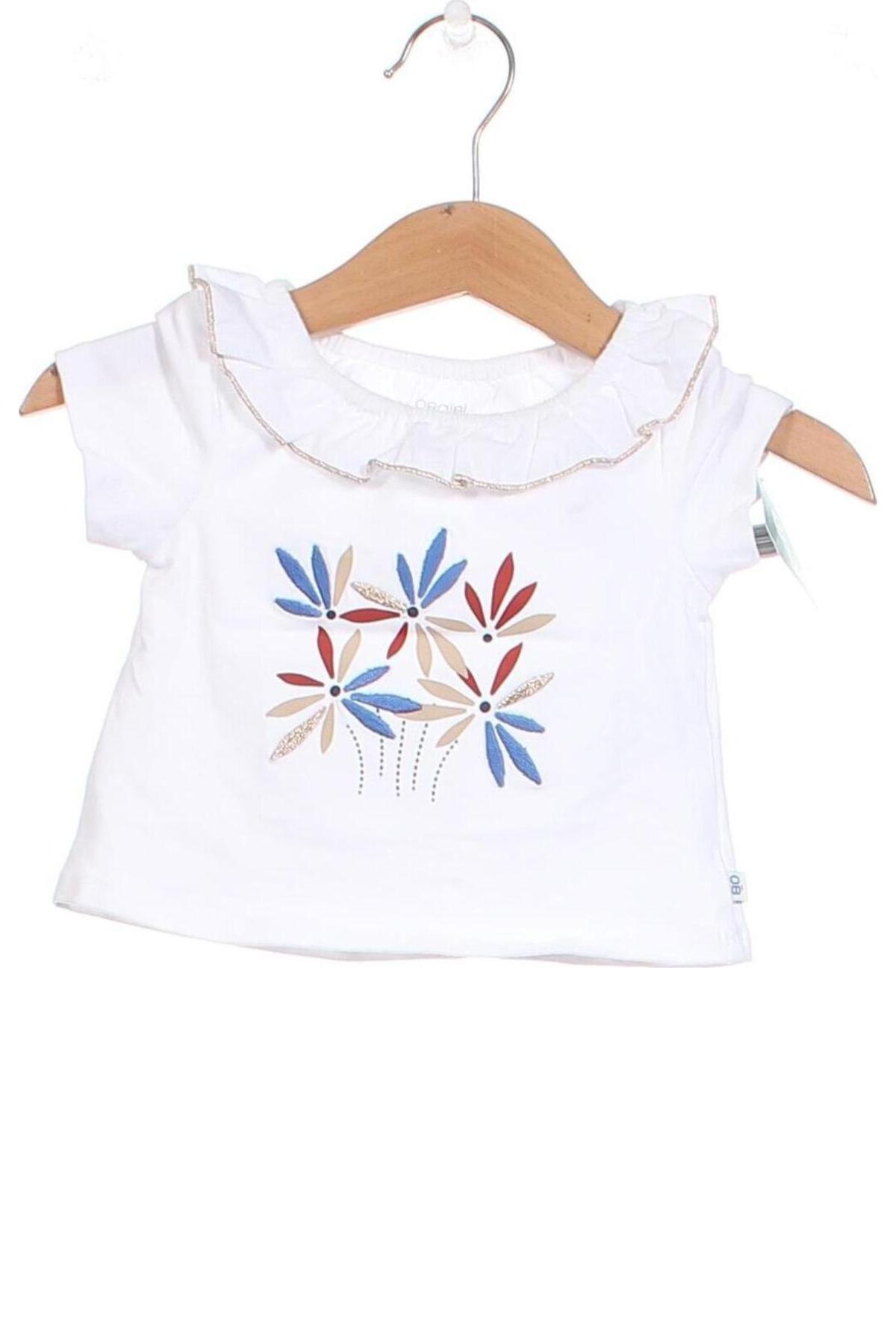 Kinder T-Shirt Obaibi, Größe 2-3m/ 56-62 cm, Farbe Weiß, Preis € 4,42