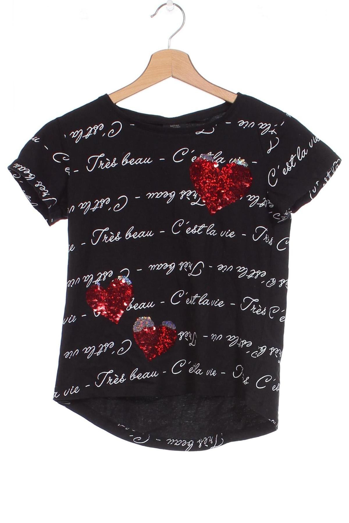 Kinder T-Shirt Page One, Größe 10-11y/ 146-152 cm, Farbe Schwarz, Preis € 3,32