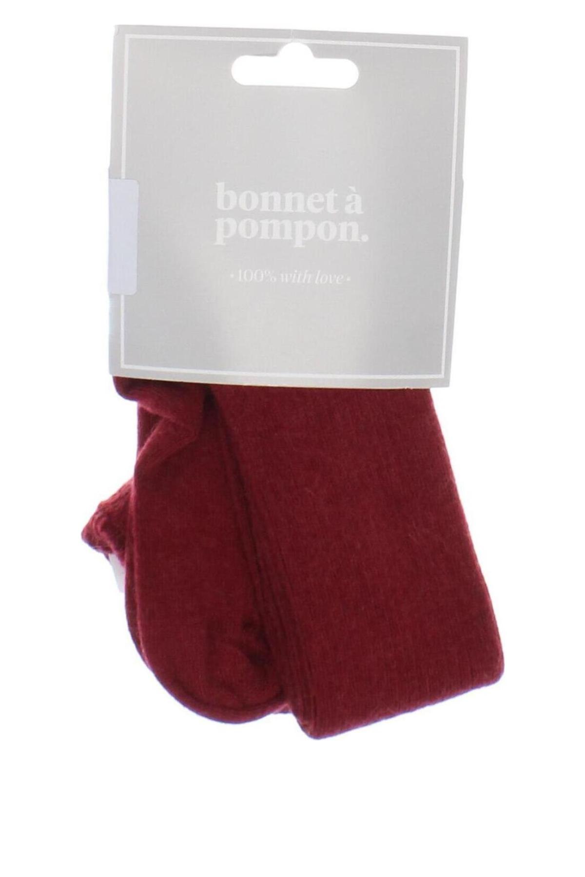 Kinderstrumpfhose Bonnet A Pompon, Größe 3-4y/ 104-110 cm, Farbe Rot, Preis € 7,48