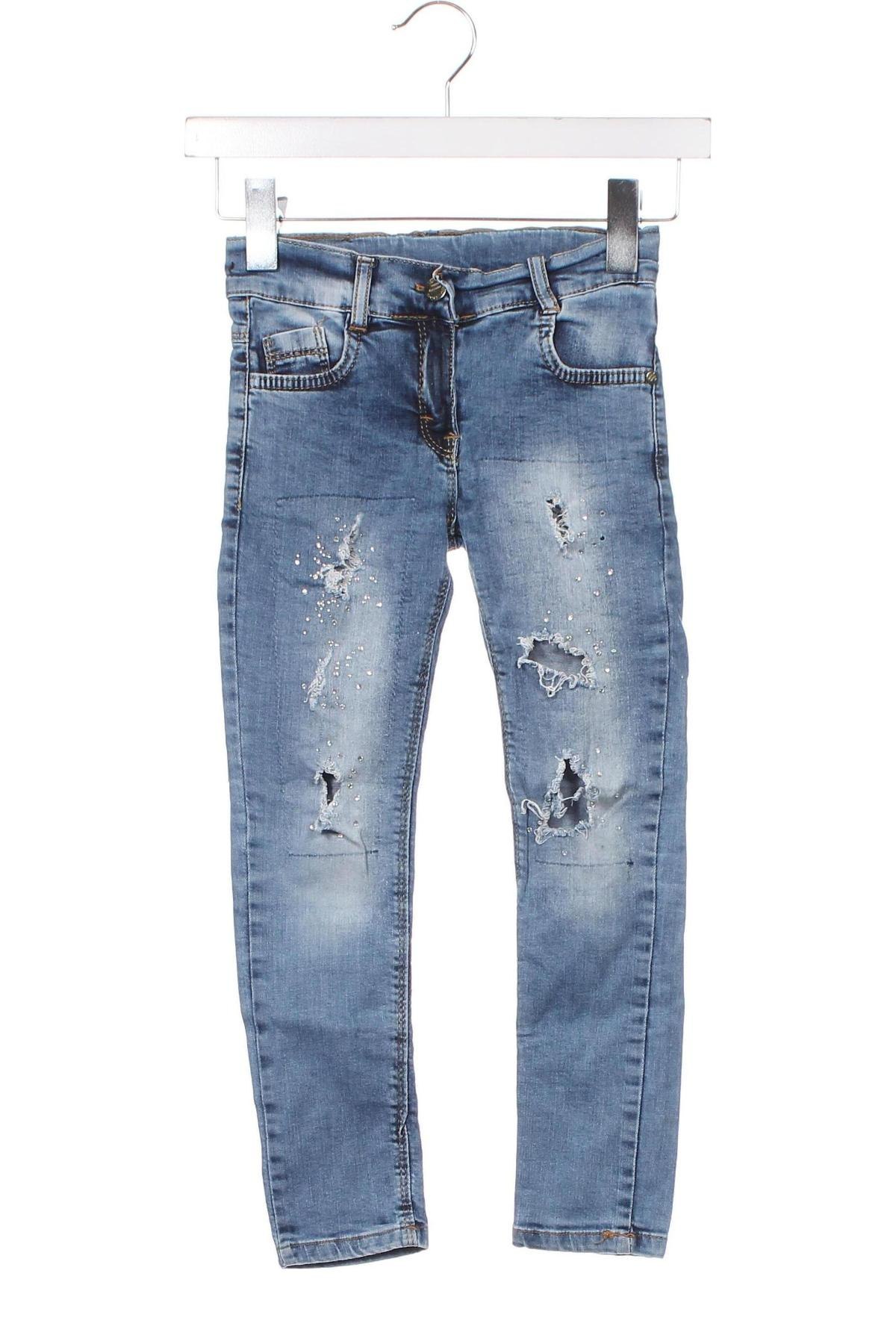 Detské džínsy , Veľkosť 6-7y/ 122-128 cm, Farba Modrá, Cena  9,33 €
