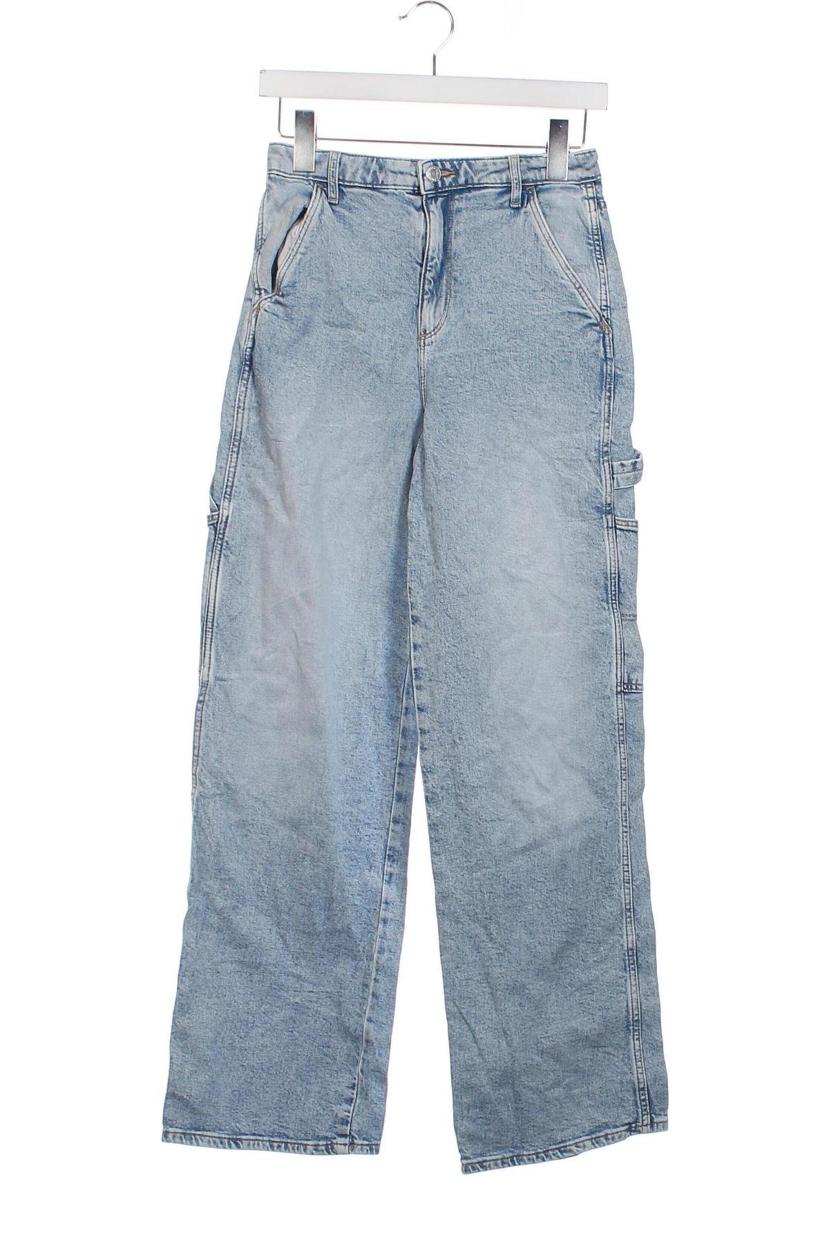 Dětské džíny  H&M, Velikost 10-11y/ 146-152 cm, Barva Modrá, Cena  204,00 Kč