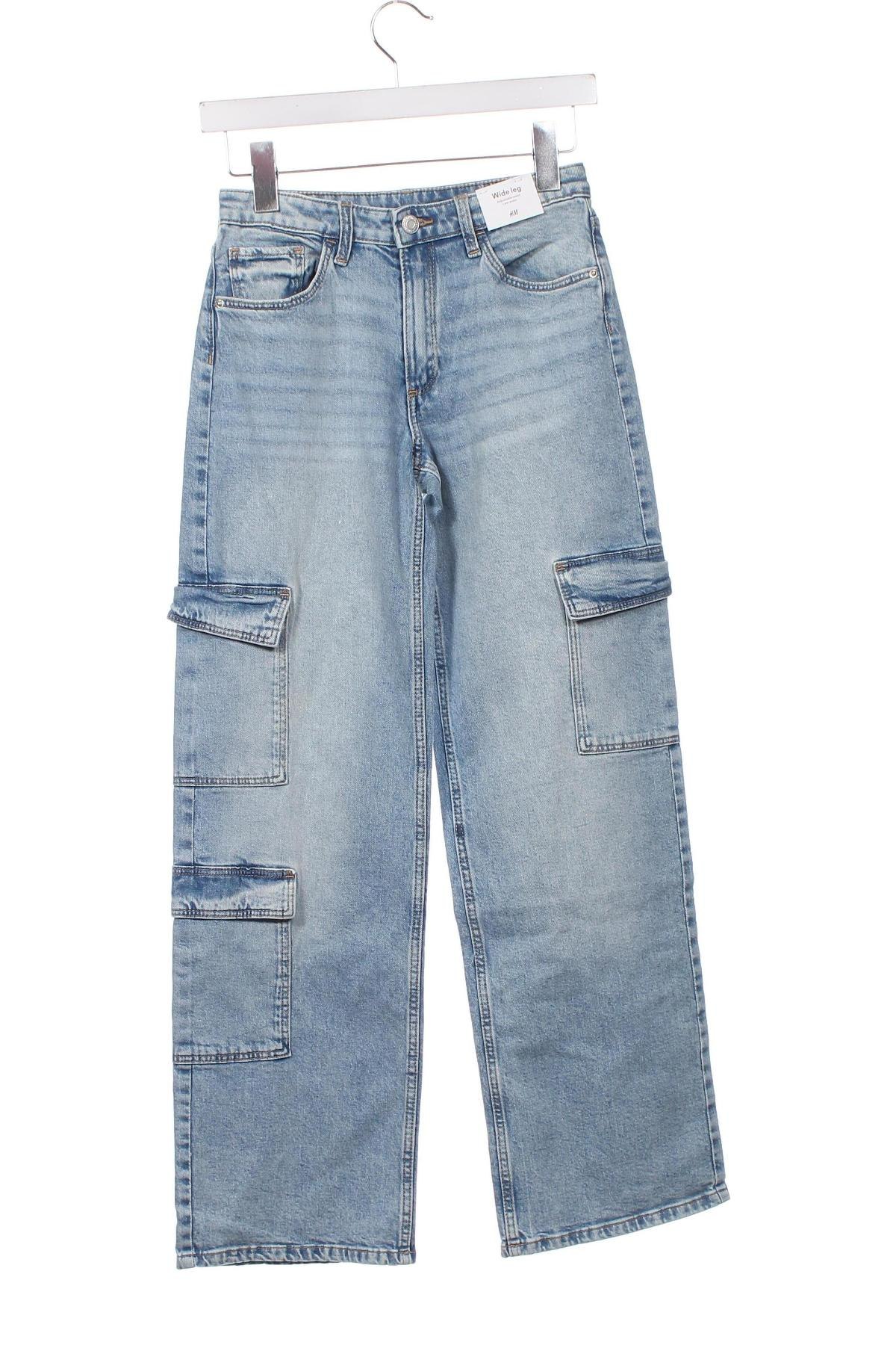 Detské džínsy  H&M, Veľkosť 13-14y/ 164-168 cm, Farba Modrá, Cena  16,95 €