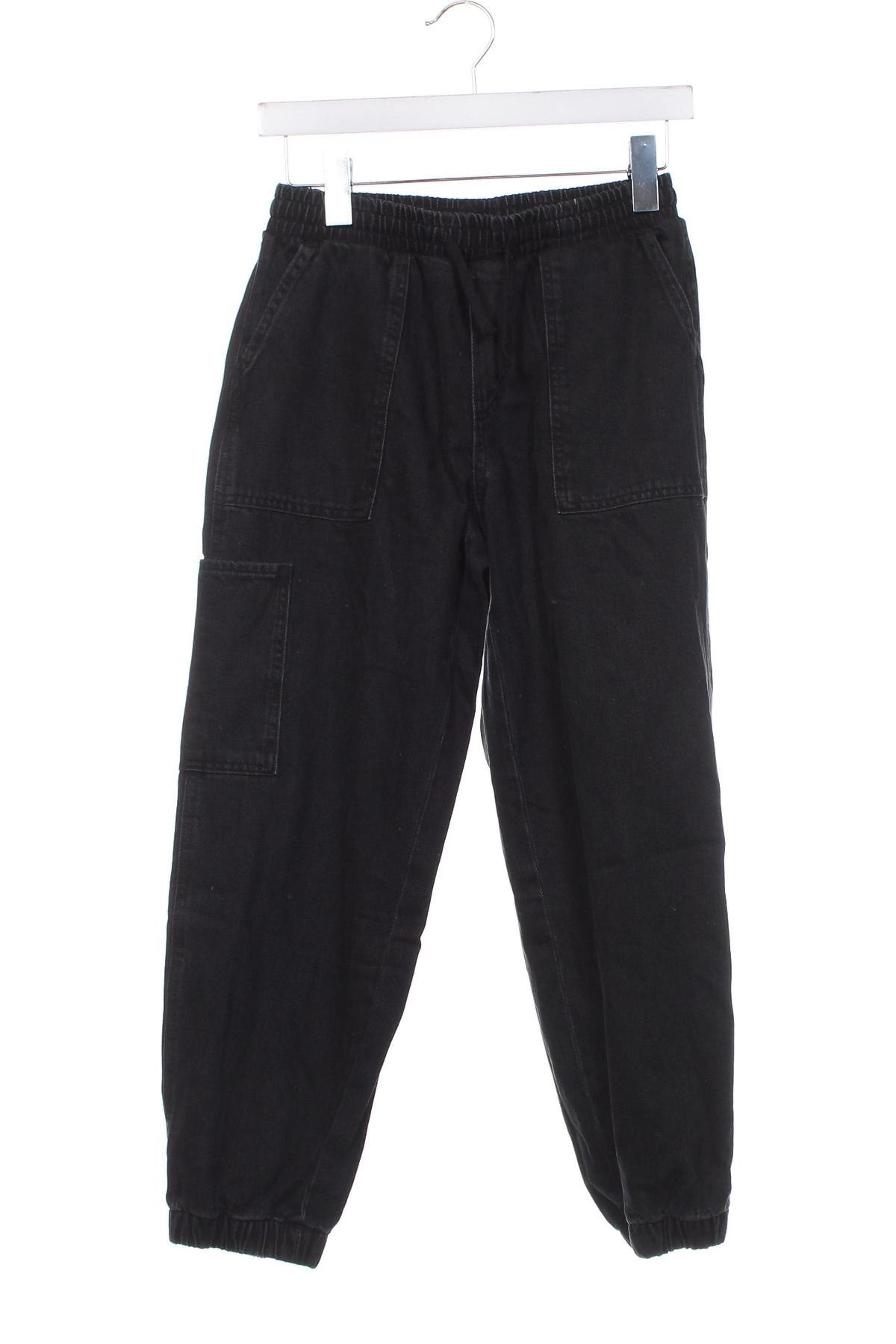 Dziecięce jeansy H&M, Rozmiar 10-11y/ 146-152 cm, Kolor Czarny, Cena 40,94 zł
