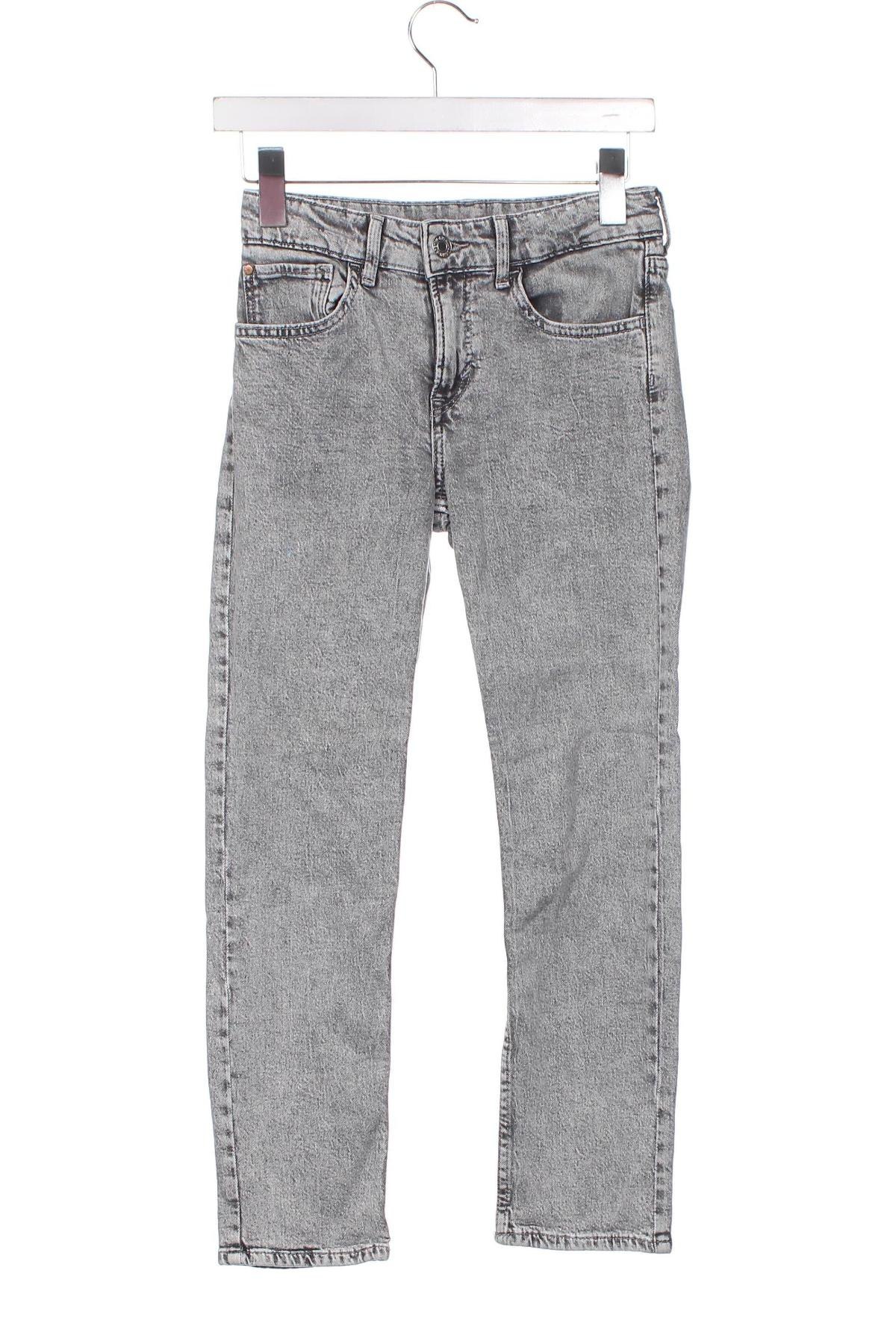 Dziecięce jeansy H&M, Rozmiar 9-10y/ 140-146 cm, Kolor Szary, Cena 45,61 zł