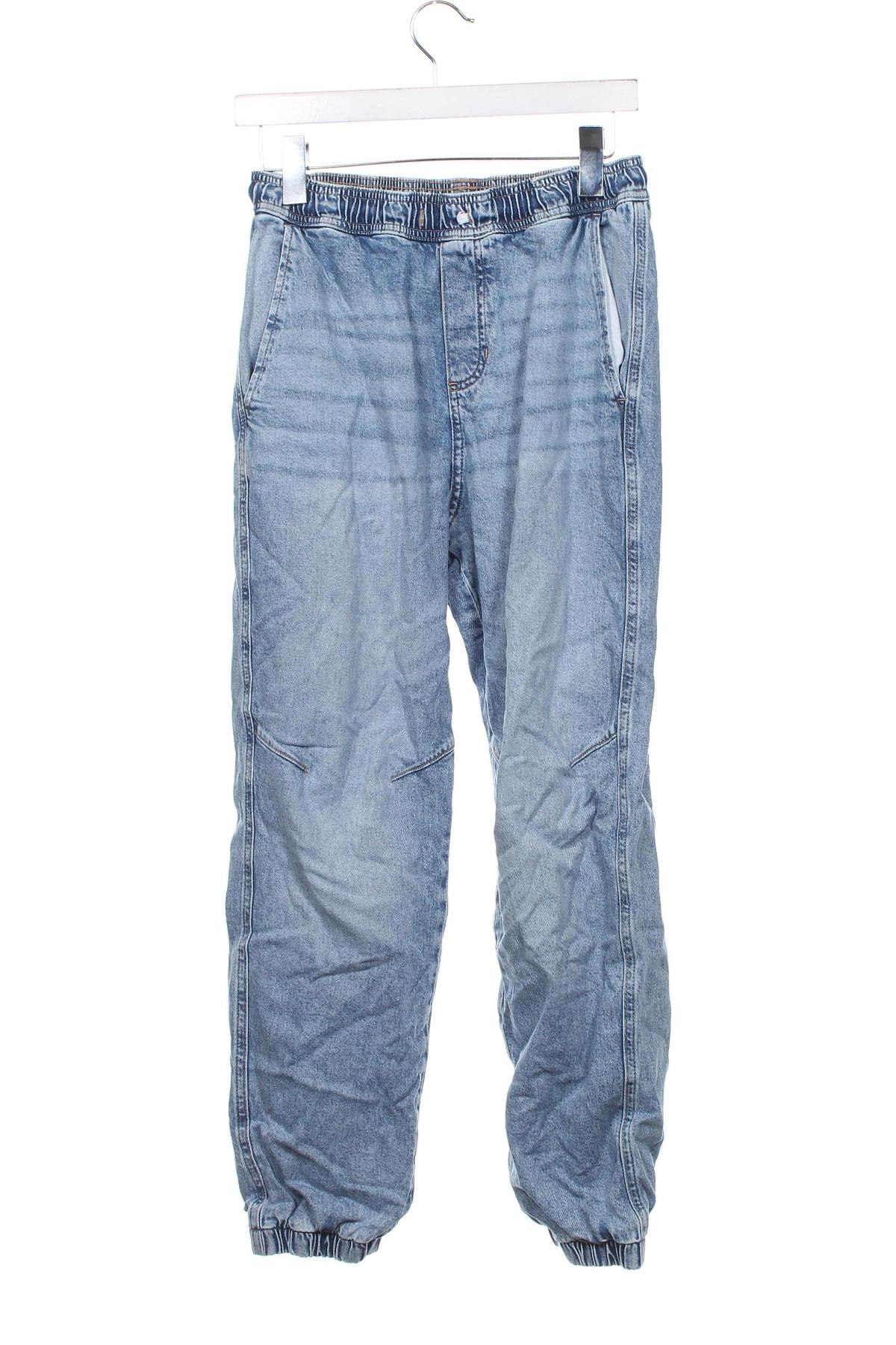 Dětské džíny  H&M, Velikost 13-14y/ 164-168 cm, Barva Modrá, Cena  153,00 Kč