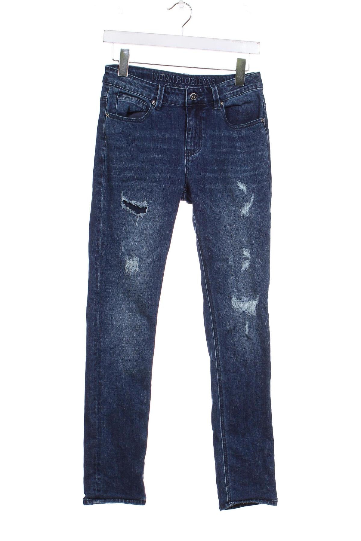 Παιδικά τζίν Indian Blue Jeans, Μέγεθος 13-14y/ 164-168 εκ., Χρώμα Μπλέ, Τιμή 18,56 €