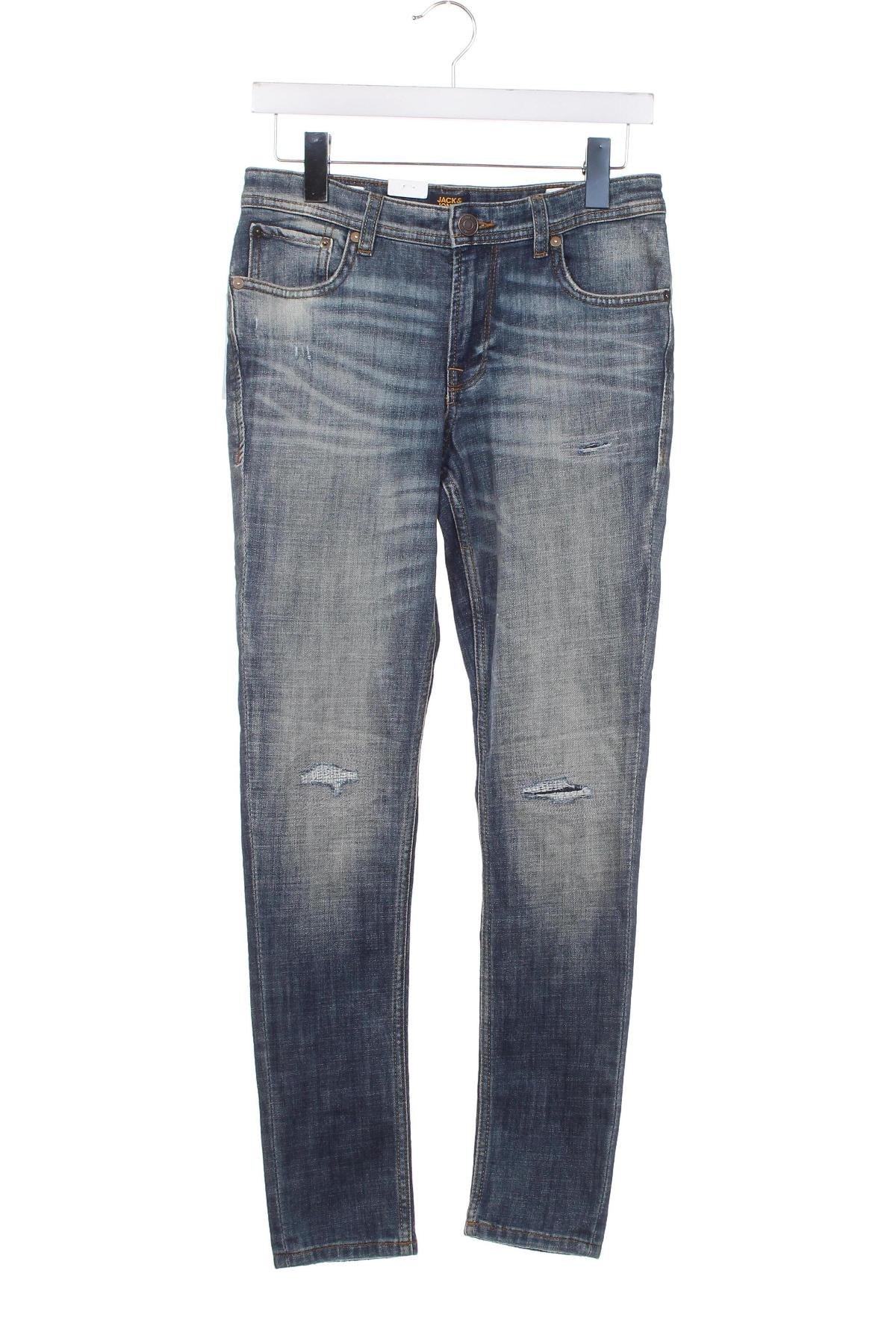 Dziecięce jeansy Jack & Jones, Rozmiar 13-14y/ 164-168 cm, Kolor Niebieski, Cena 65,25 zł