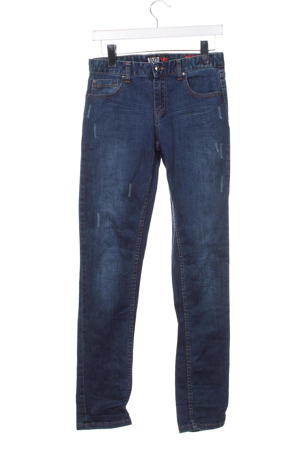 Kinderjeans Mono, Größe 13-14y/ 164-168 cm, Farbe Blau, Preis € 6,26