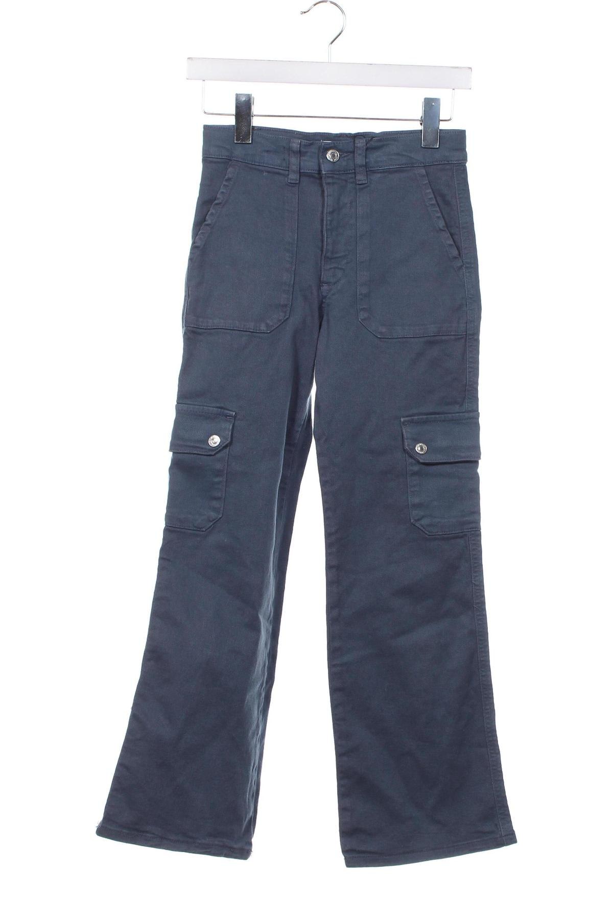 Dětské džíny  Zara, Velikost 11-12y/ 152-158 cm, Barva Modrá, Cena  100,00 Kč