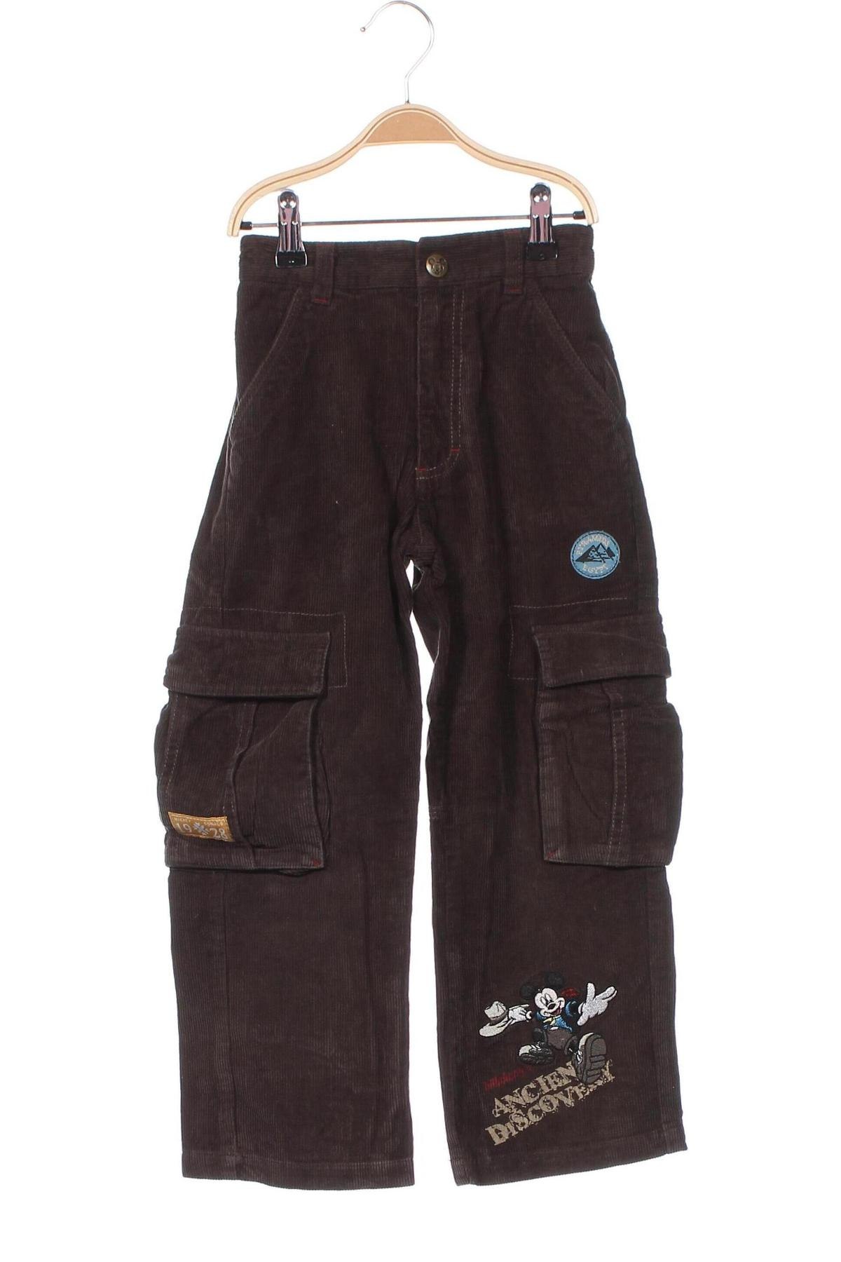 Pantaloni de catifea reiată, pentru copii Disney, Mărime 5-6y/ 116-122 cm, Culoare Maro, Preț 54,86 Lei
