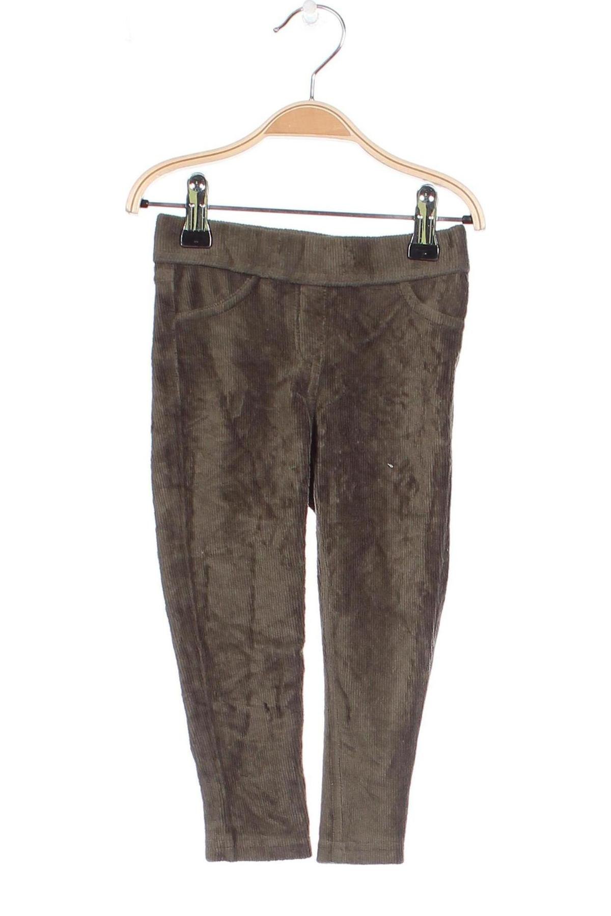 Pantaloni de catifea reiată, pentru copii Palomino, Mărime 2-3y/ 98-104 cm, Culoare Verde, Preț 34,54 Lei