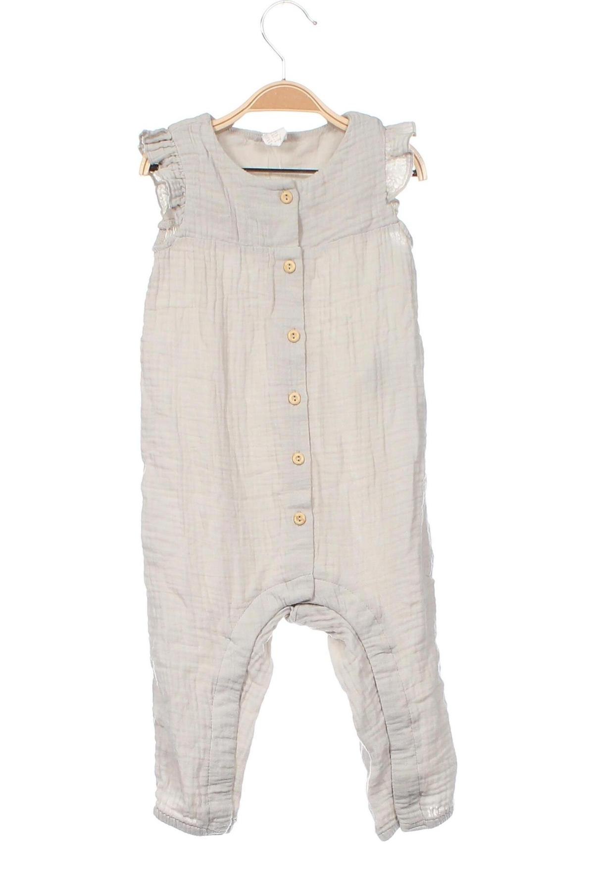 Kinder Overall H&M, Größe 12-18m/ 80-86 cm, Farbe Grau, Preis 9,82 €