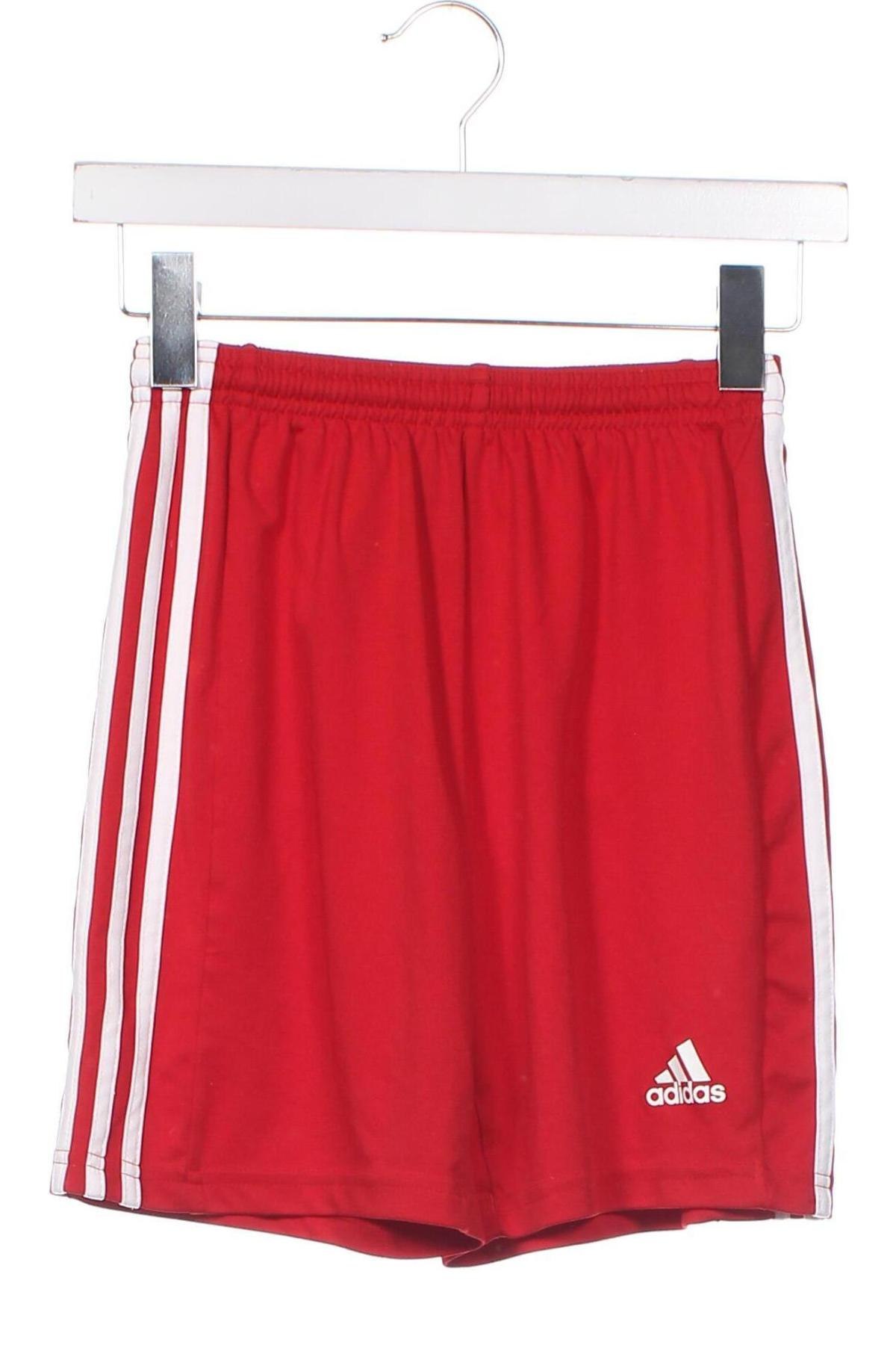 Pantaloni scurți pentru copii Adidas, Mărime 11-12y/ 152-158 cm, Culoare Roșu, Preț 53,86 Lei