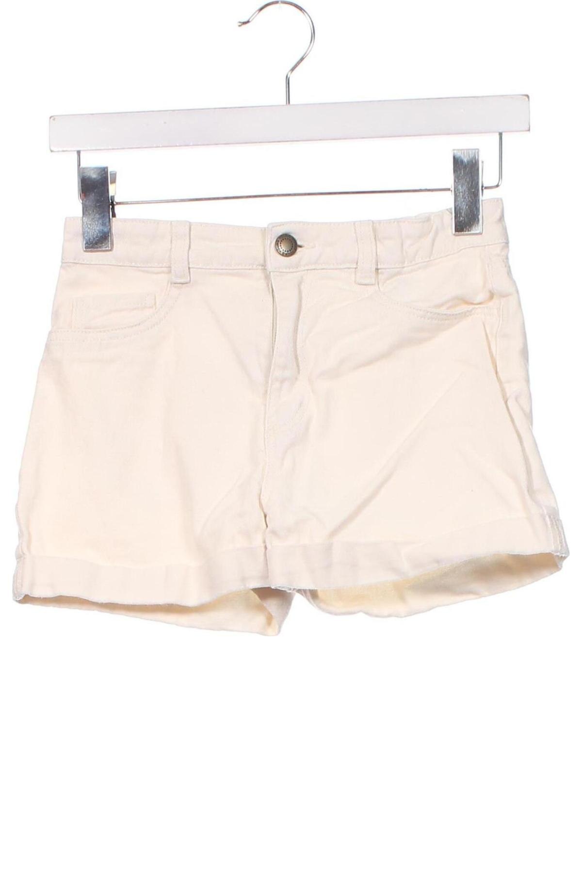 Pantaloni scurți pentru copii H&M, Mărime 11-12y/ 152-158 cm, Culoare Ecru, Preț 20,35 Lei