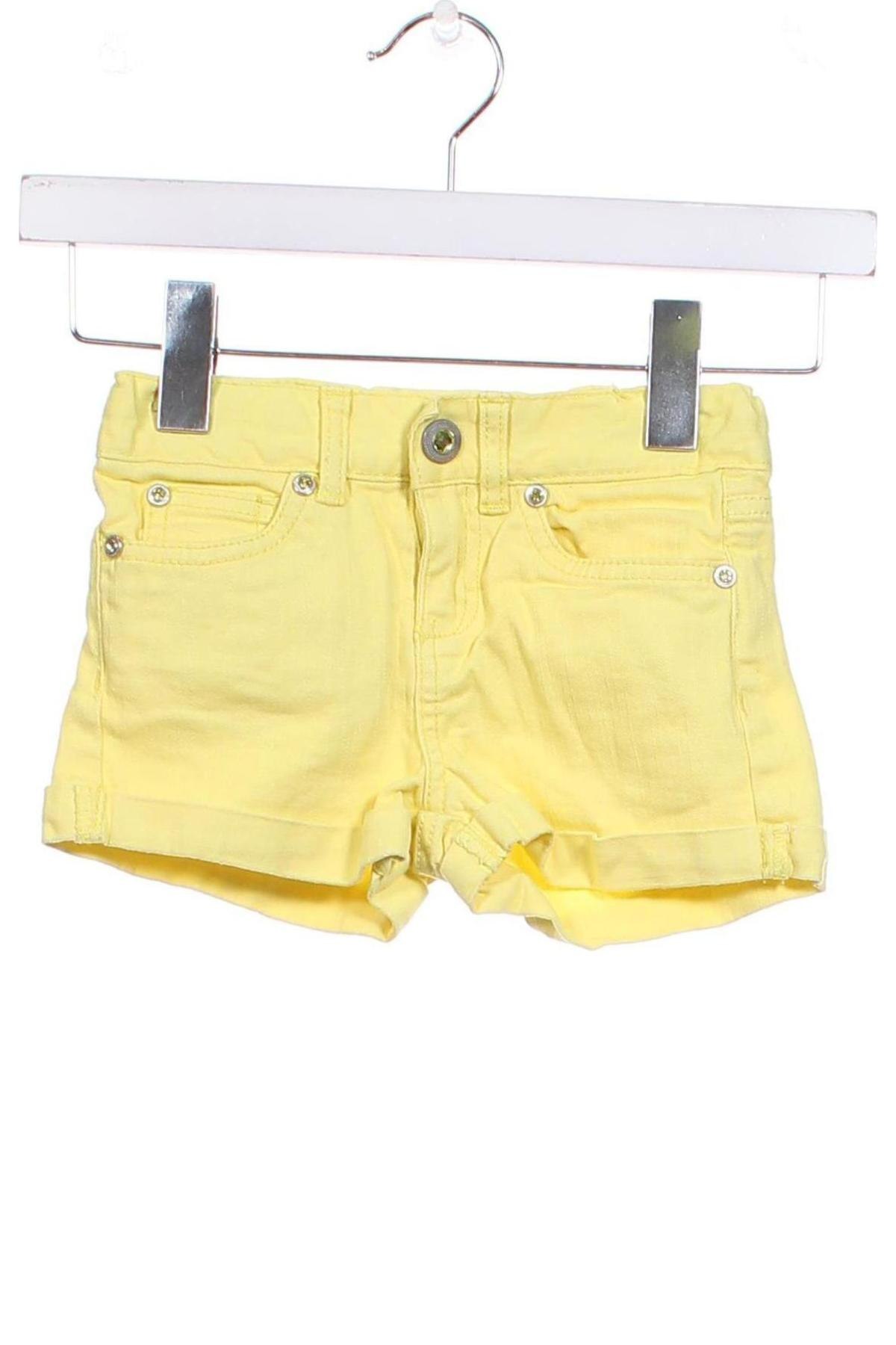 Detské krátke nohavice  Okay, Veľkosť 4-5y/ 110-116 cm, Farba Žltá, Cena  3,87 €