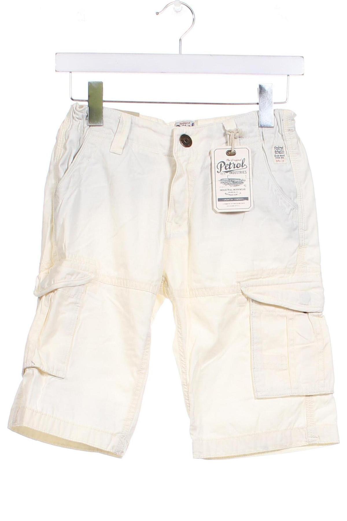 Kinder Shorts Petrol Industries, Größe 10-11y/ 146-152 cm, Farbe Ecru, Preis 16,92 €