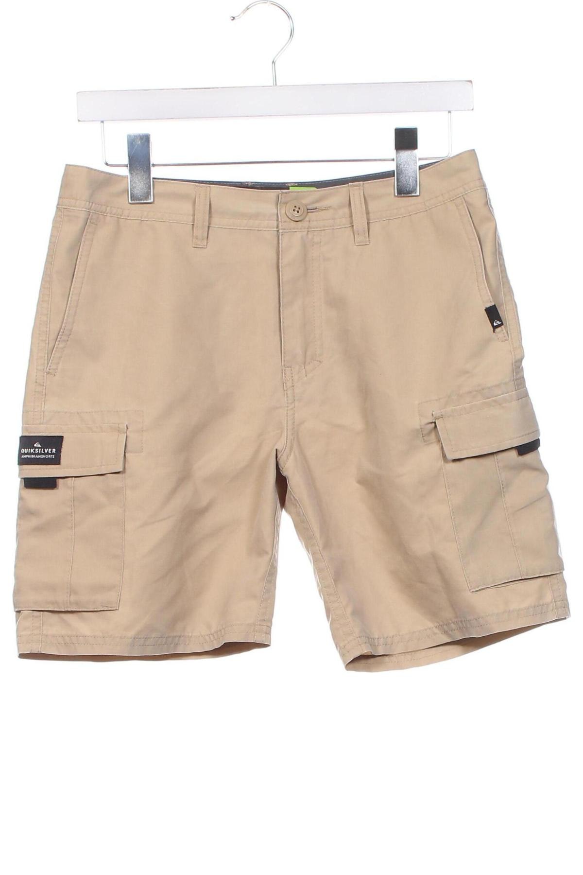 Pantaloni scurți pentru copii Quiksilver, Mărime 13-14y/ 164-168 cm, Culoare Bej, Preț 72,37 Lei