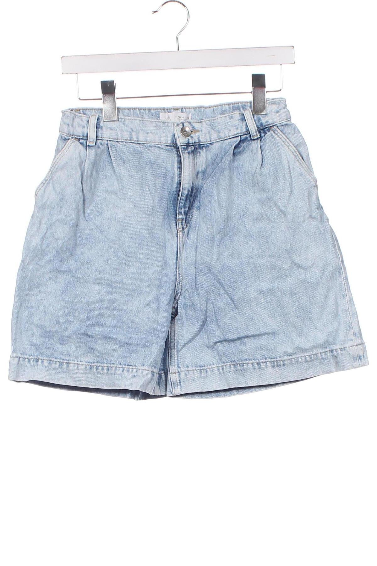 Kinder Shorts Zara, Größe 12-13y/ 158-164 cm, Farbe Blau, Preis € 6,49