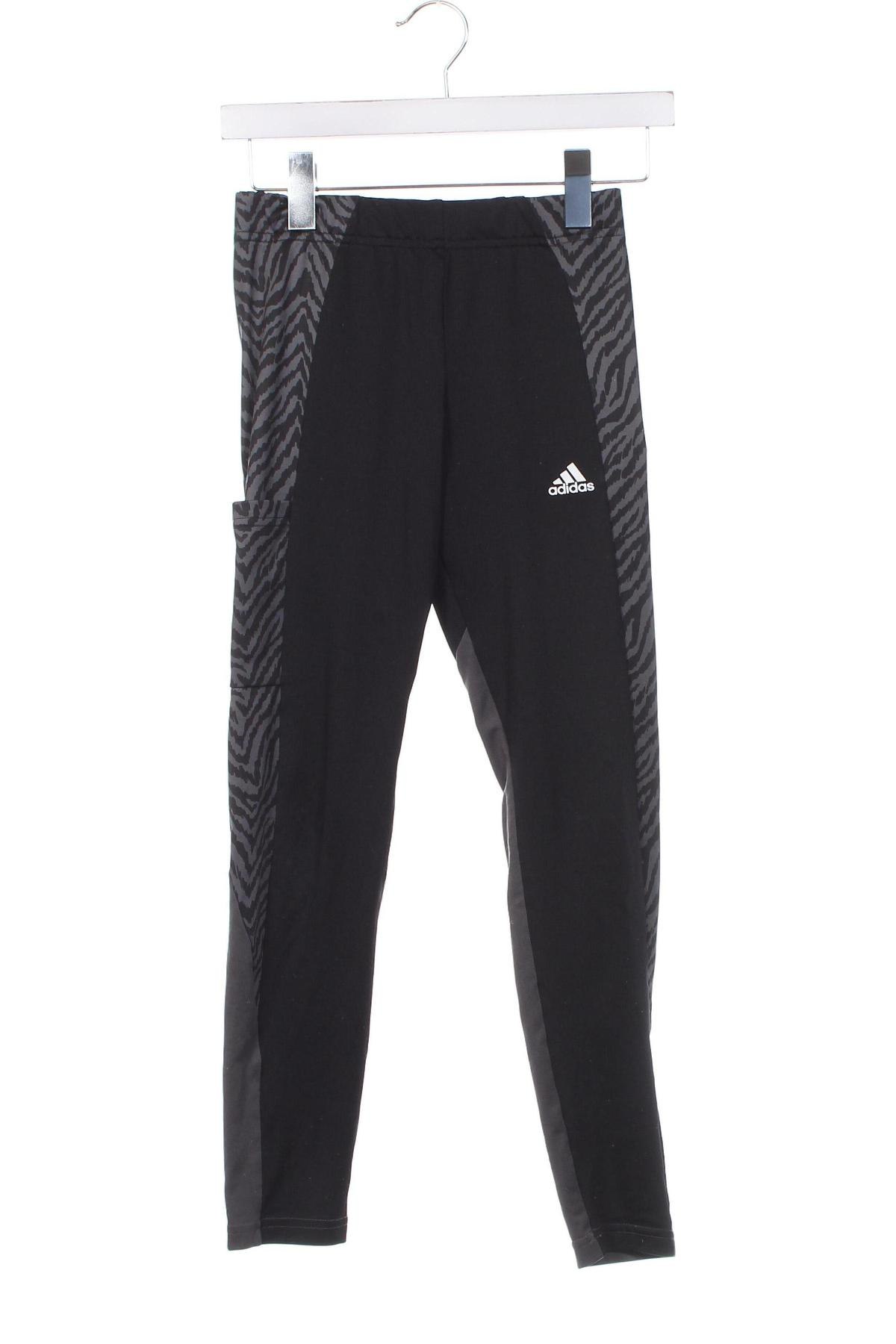 Detské legíny  Adidas, Veľkosť 11-12y/ 152-158 cm, Farba Čierna, Cena  18,79 €