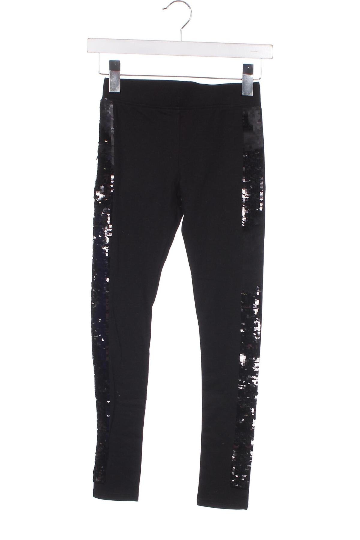 Dziecięce legginsy H&M, Rozmiar 9-10y/ 140-146 cm, Kolor Czarny, Cena 24,90 zł