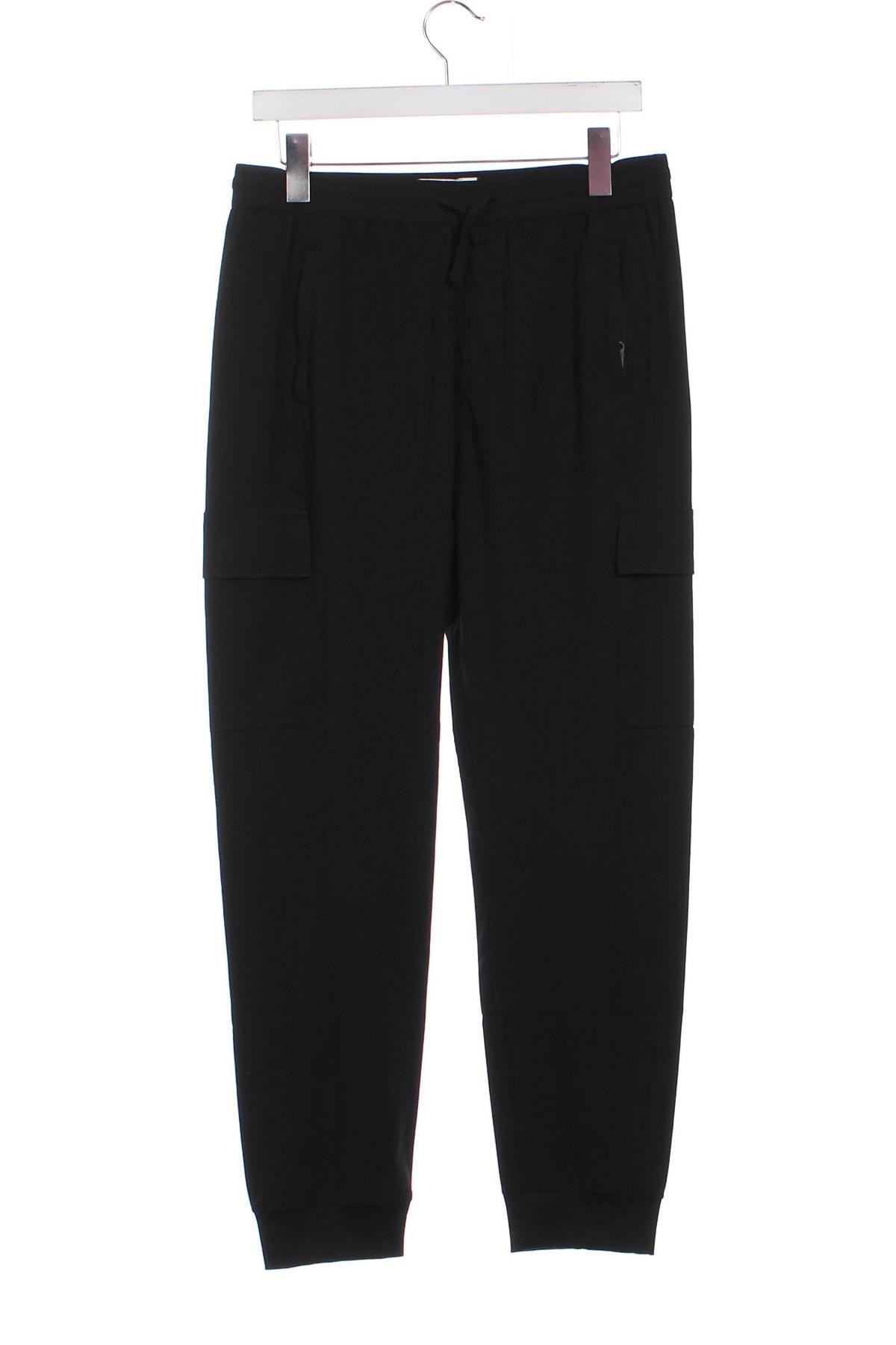 Pantaloni pentru copii Abercrombie Kids, Mărime 15-18y/ 170-176 cm, Culoare Negru, Preț 111,84 Lei