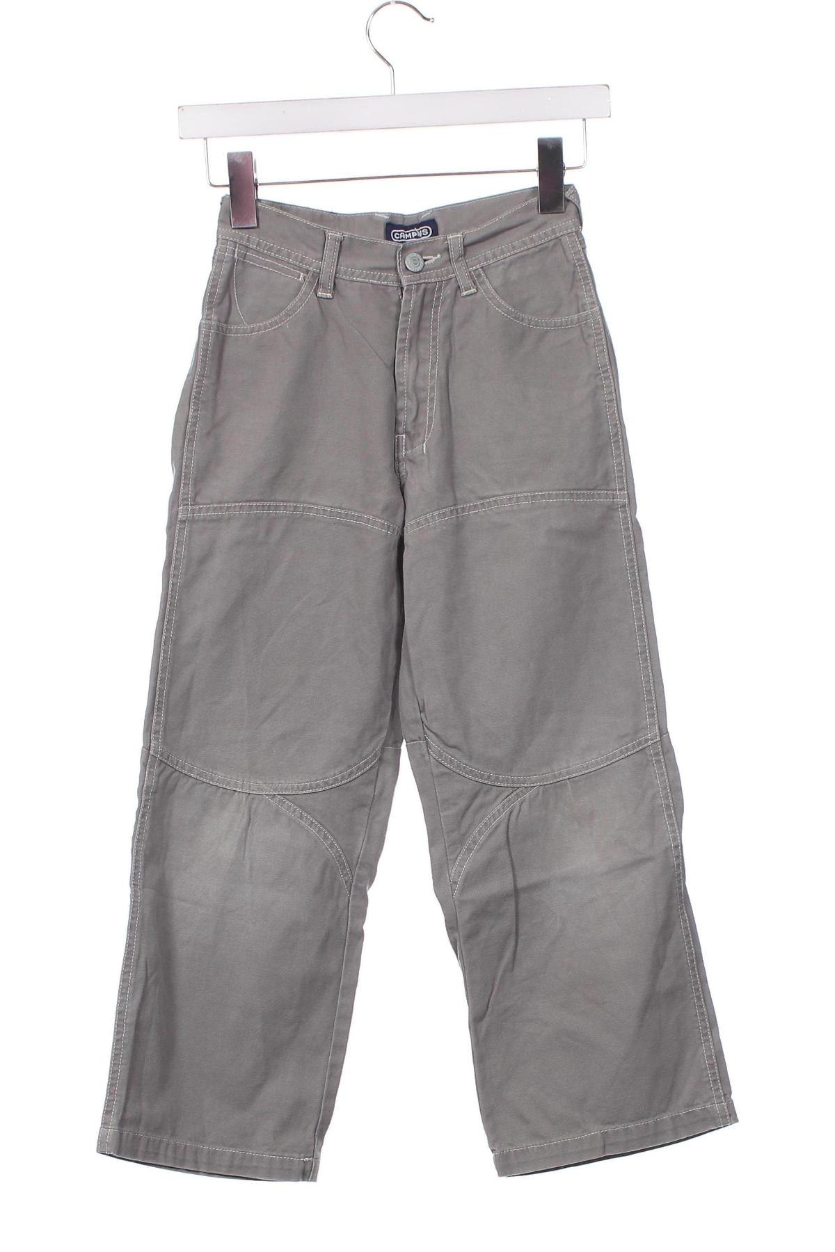 Pantaloni pentru copii Campus, Mărime 6-7y/ 122-128 cm, Culoare Gri, Preț 31,27 Lei