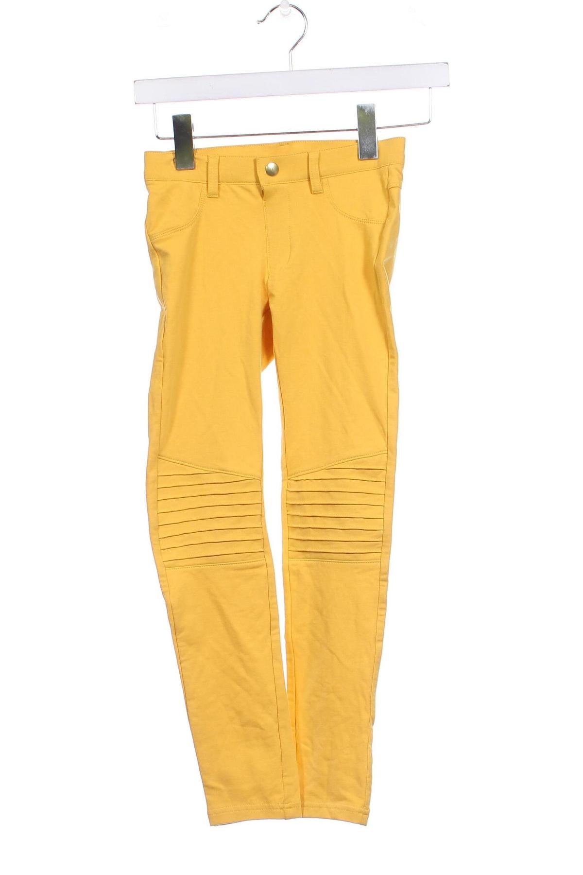 Pantaloni pentru copii Design By Kappahl, Mărime 6-7y/ 122-128 cm, Culoare Galben, Preț 45,92 Lei