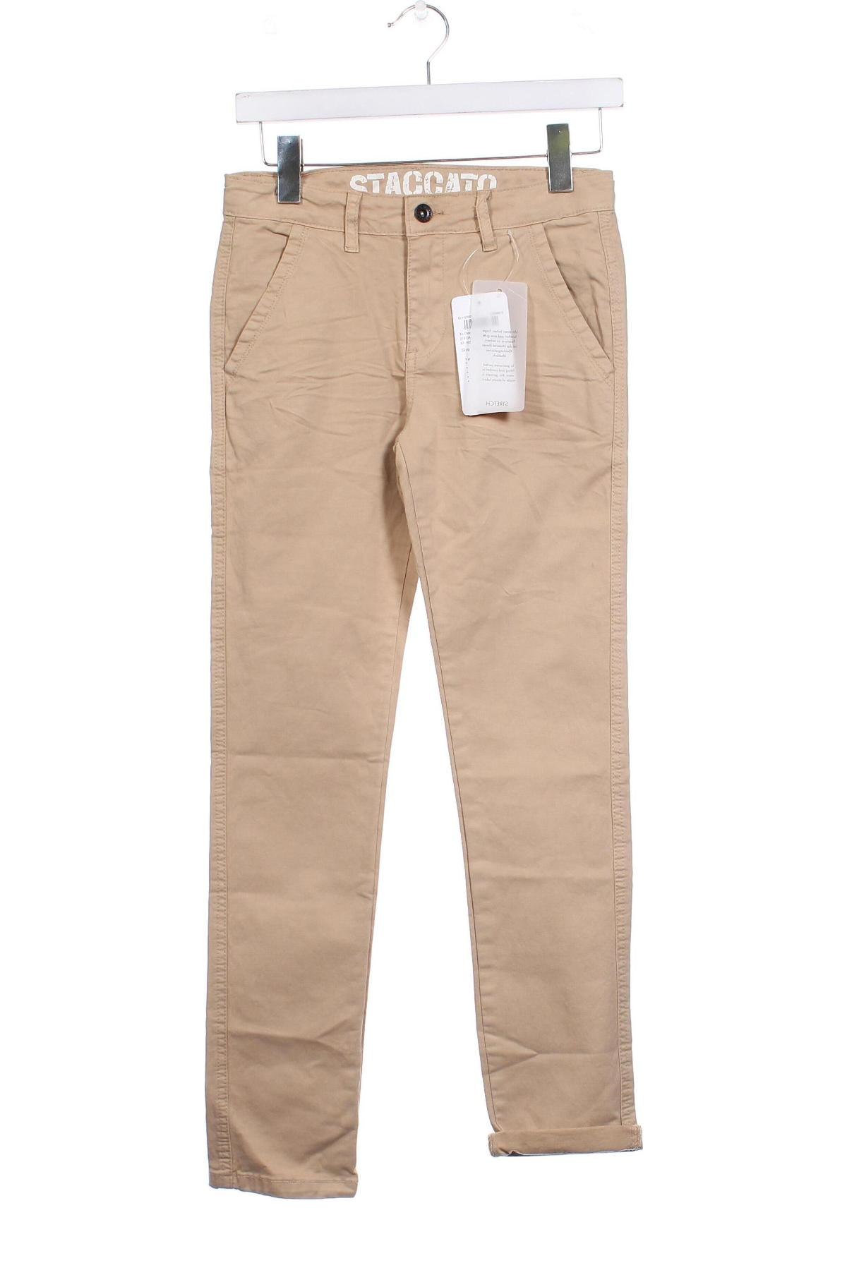 Kinderhose Staccato, Größe 11-12y/ 152-158 cm, Farbe Beige, Preis € 14,02