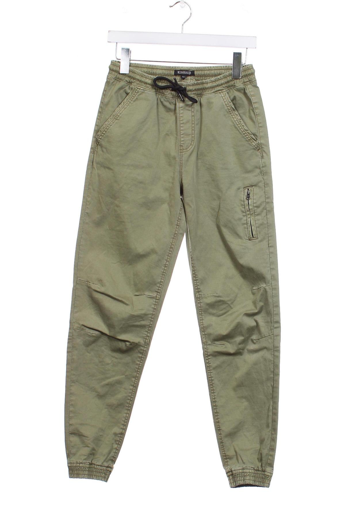 Dětské kalhoty  Staccato, Velikost 13-14y/ 164-168 cm, Barva Zelená, Cena  345,00 Kč